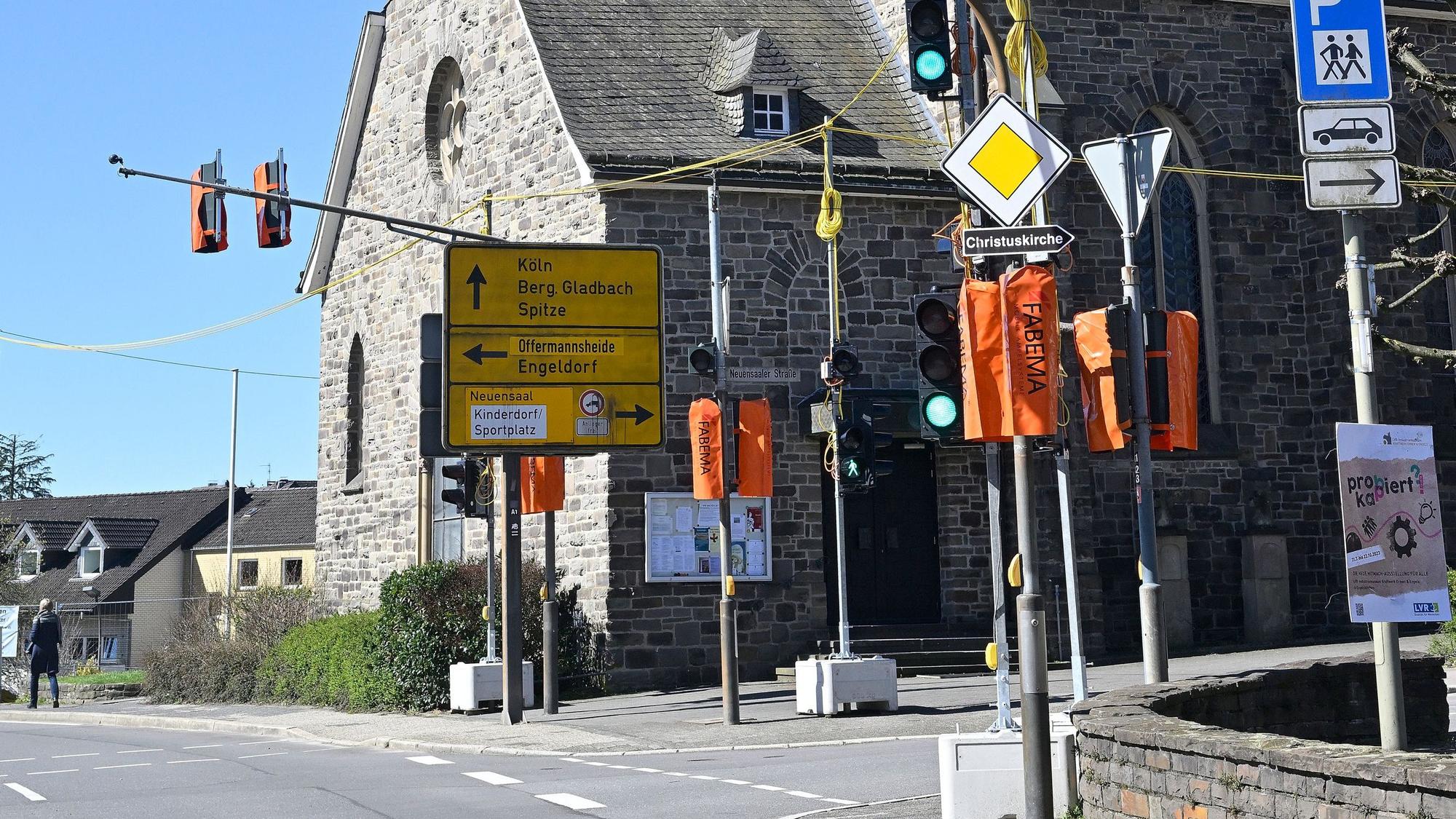 Ein Ampelwald in Kürten-Biesfeld