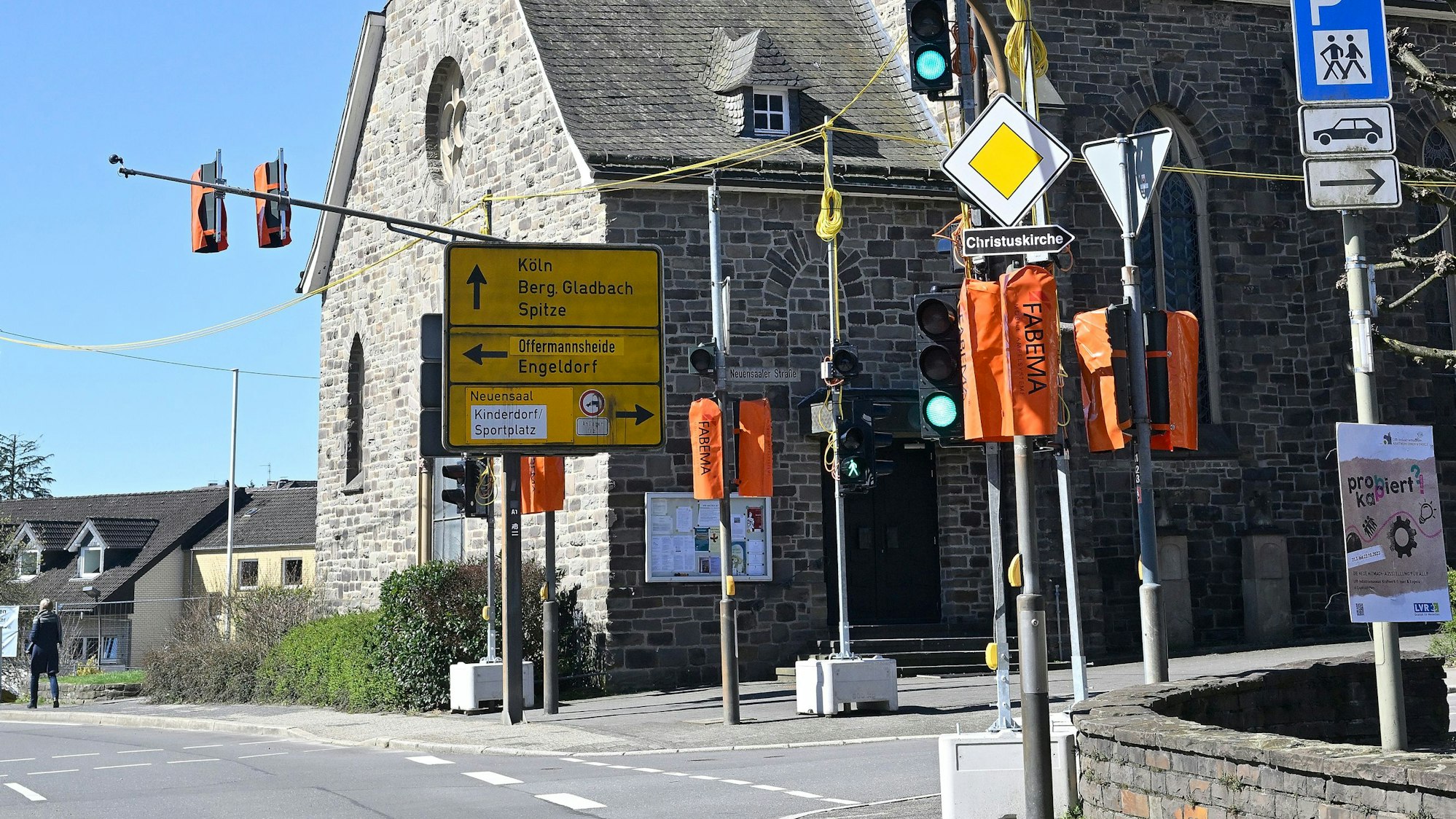 Ein Ampelwald in Kürten-Biesfeld