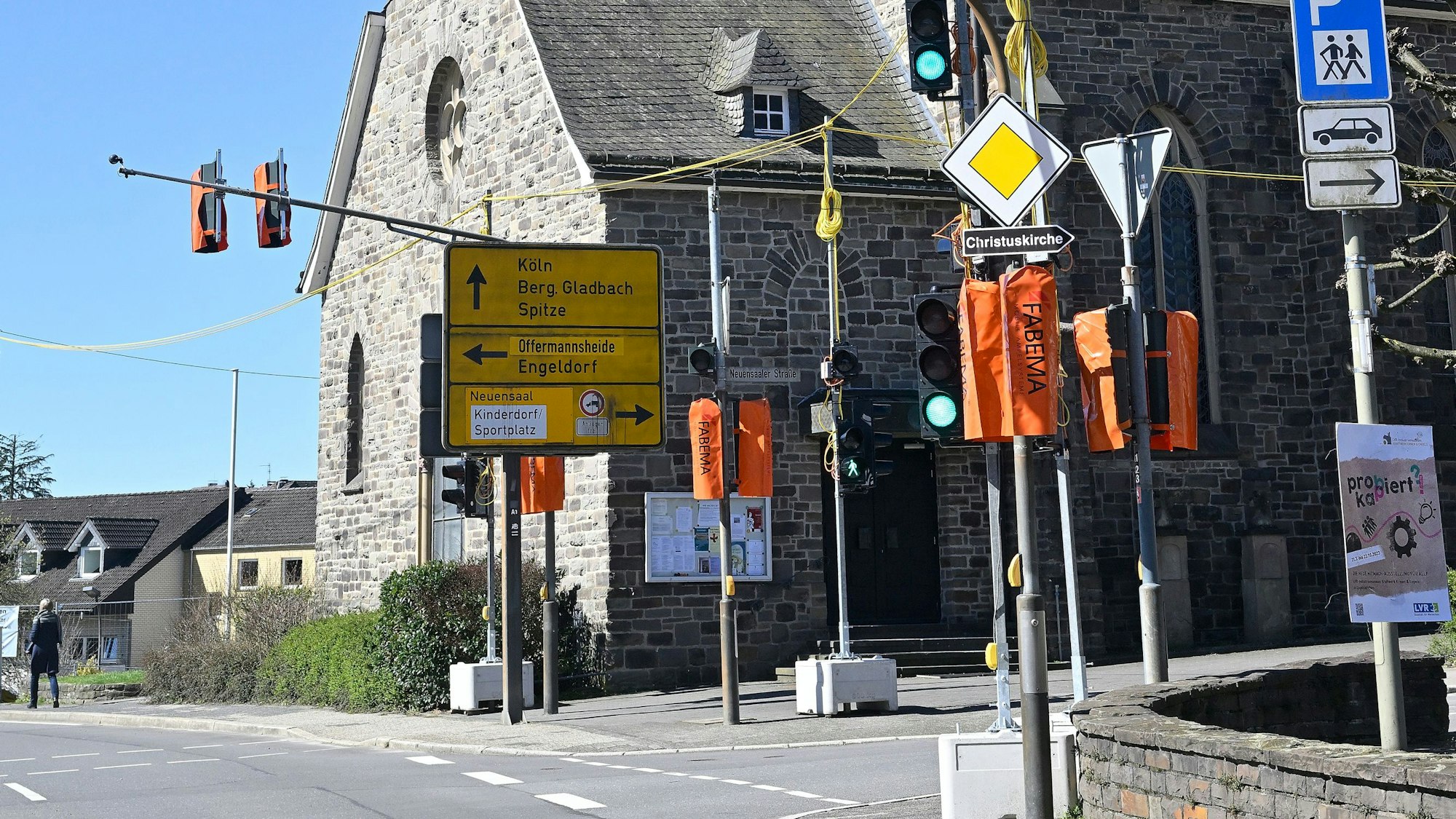 Ein Ampelwald in Kürten-Biesfeld