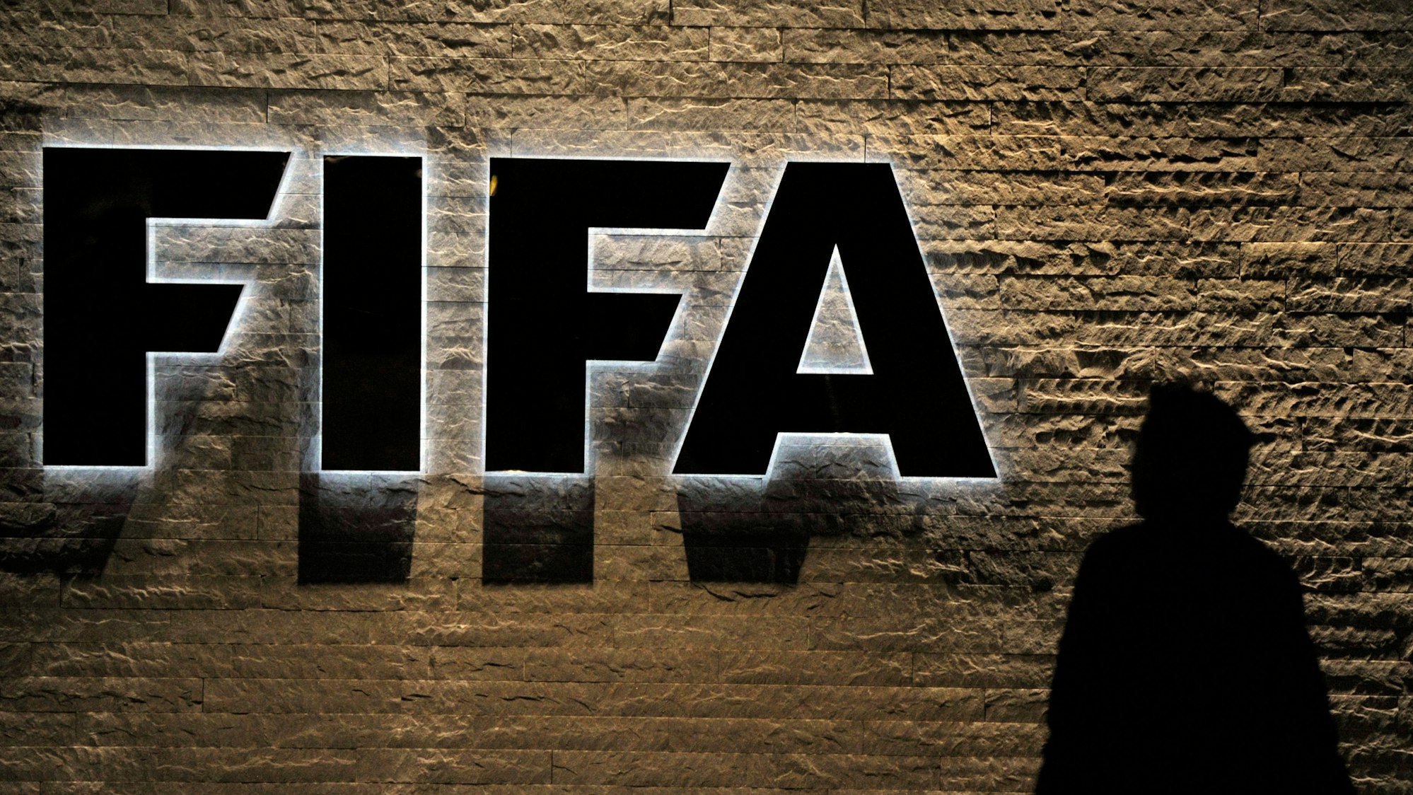 Das Logo des internationalen Fußballverbandes FIFA