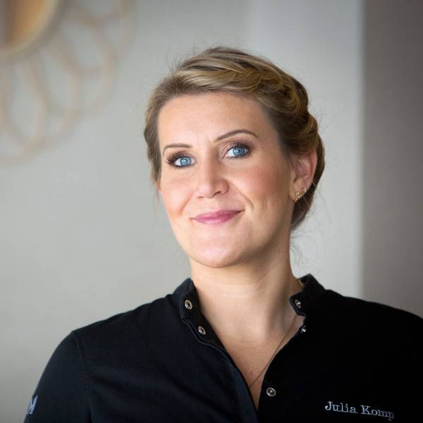 Julia Komp in ihrem Restaurant „Sahila“, das sich ab sofort Sternerestaurant nennen darf.