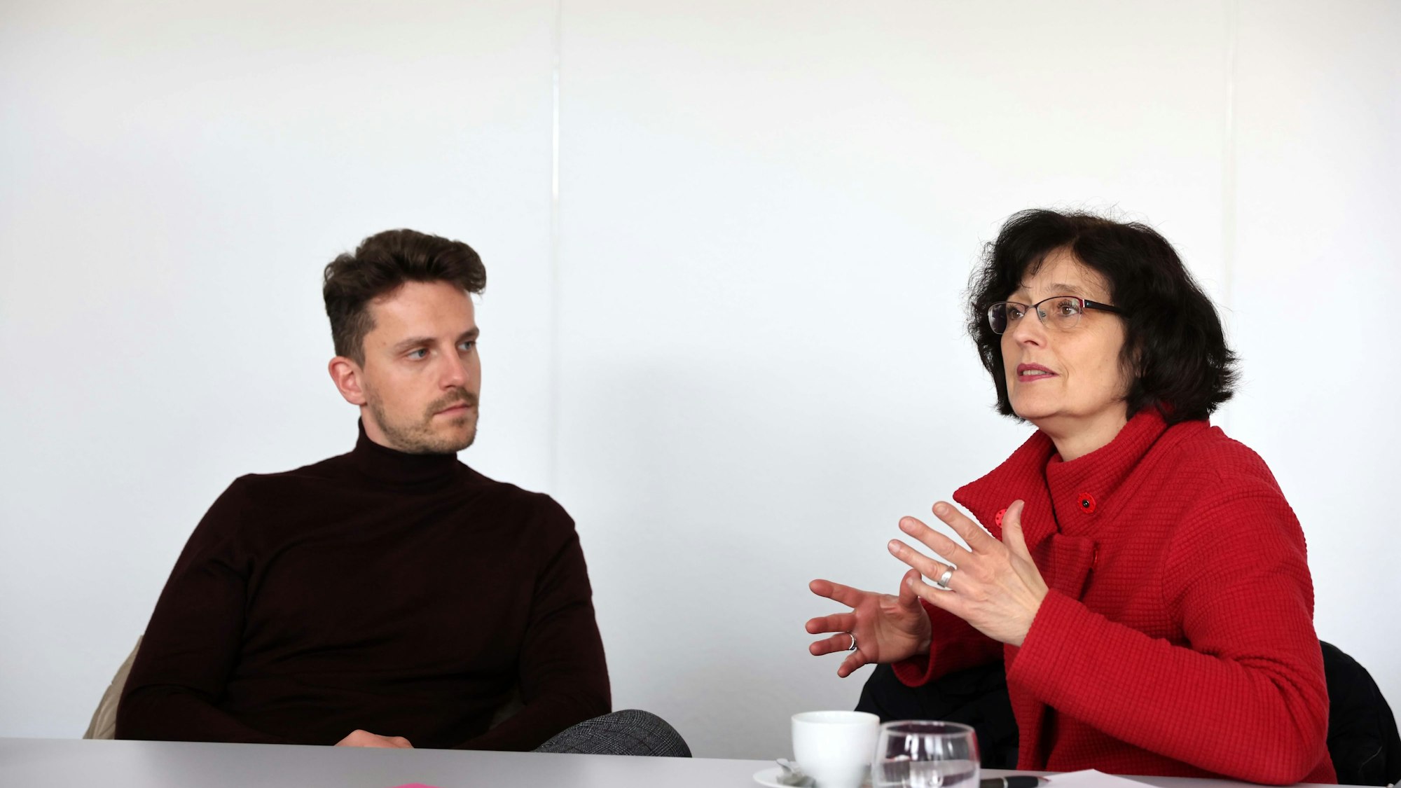 Köln, RSK, Interview mit Claudia Walther und Florian Schuster von der SPD