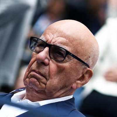 Es ist der Medienmogul Rupert Murdoch zu sehen.