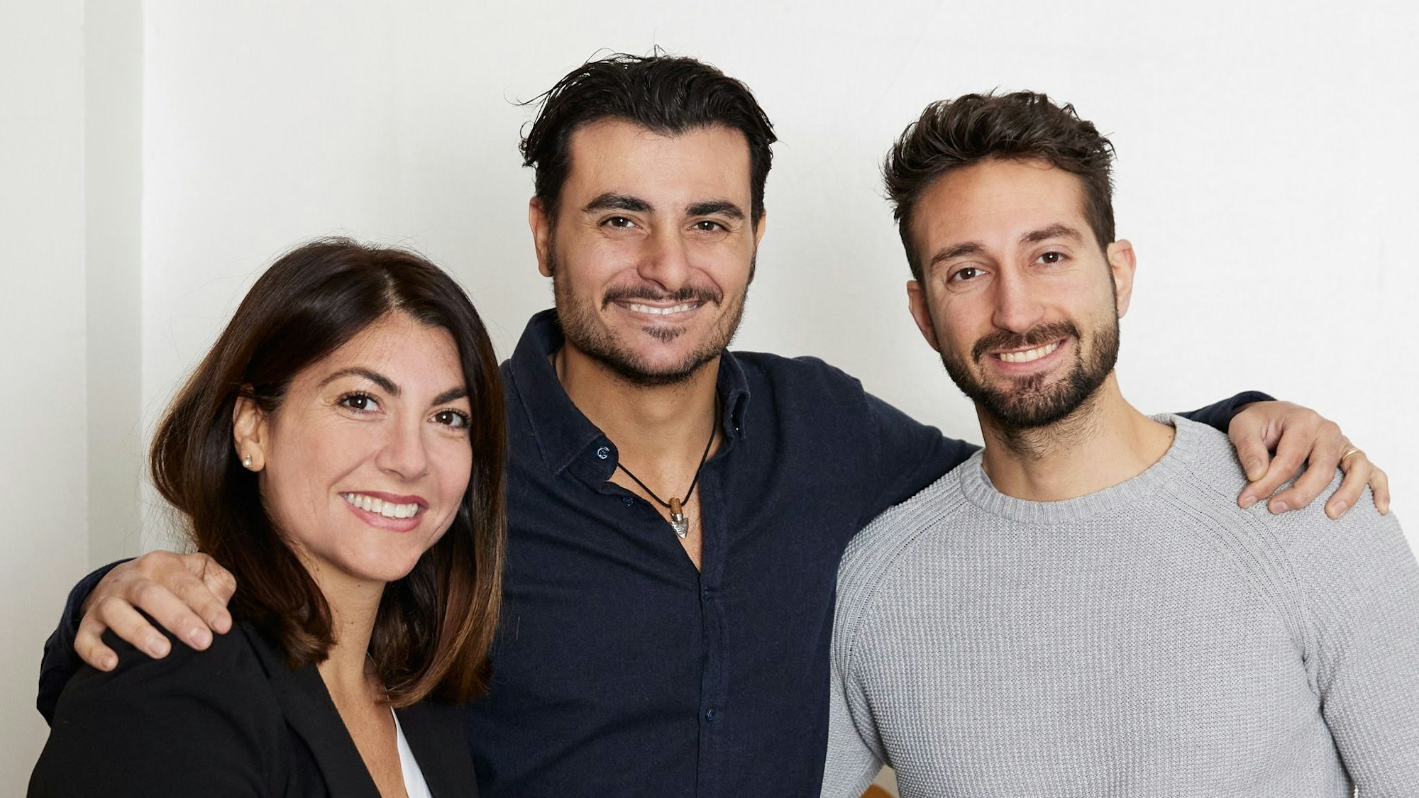 Anna Siena, Marcello Caruso und Emanuele Barbaro von der Caruso Pastabar im Kölner Agnesviertel.