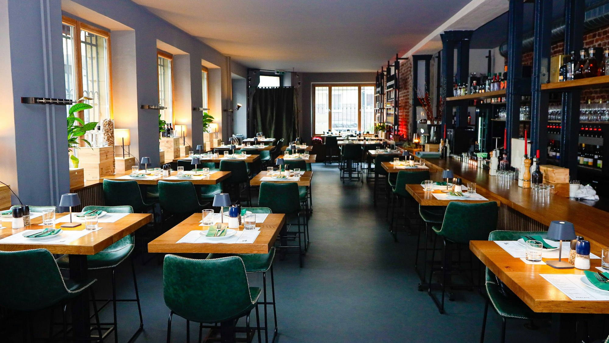 Das Ambiente im „Mercato“ ist gediegen, ein bisschen chic, ein bisschen romantisch.