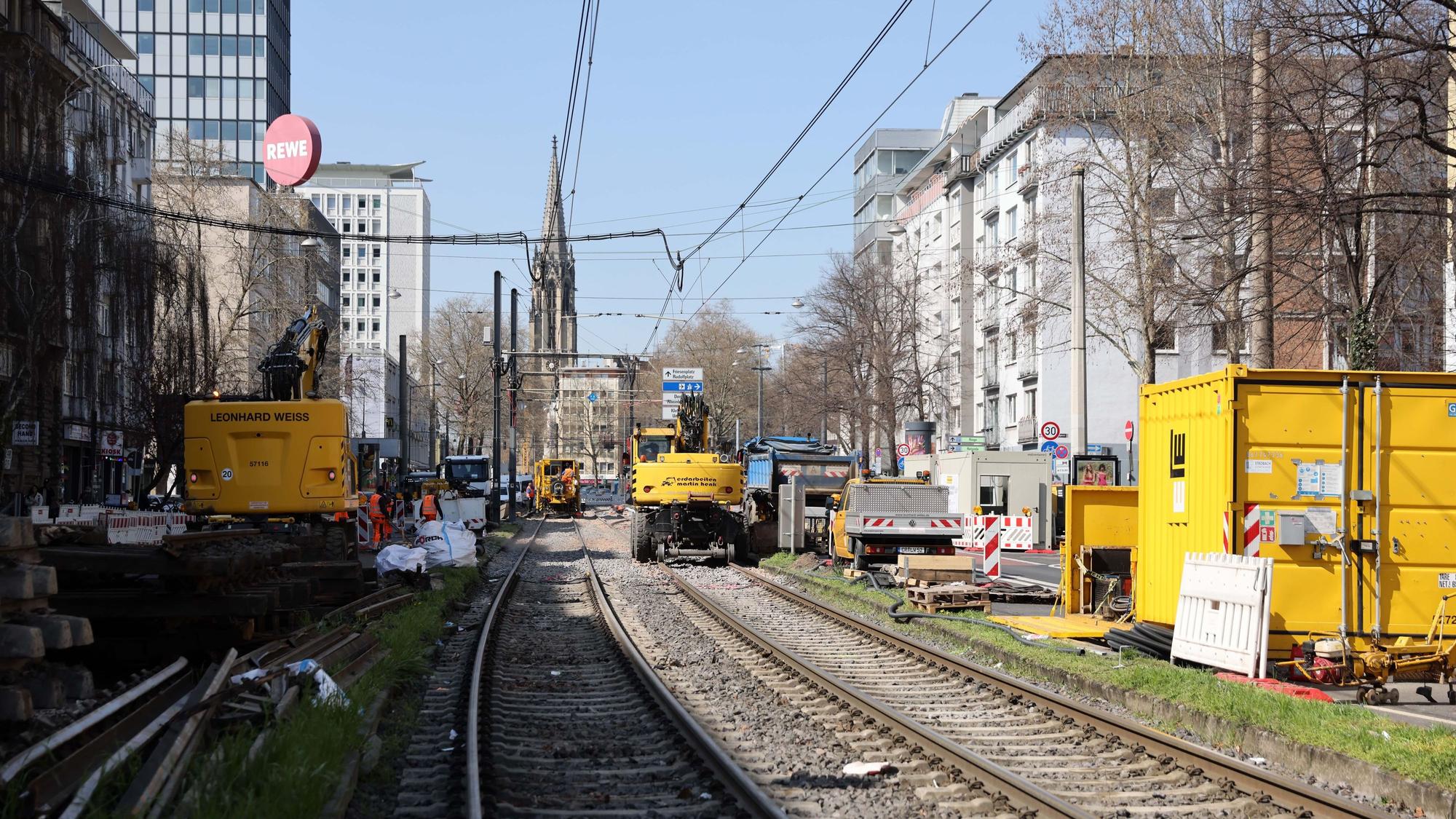Die KVB-Baustelle am Barbarossaplatz