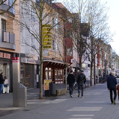 Für die Innenstadt Troisdorf wird ein neuer Masterplan entwickelt; Impressionen aus der Fußgängerzone