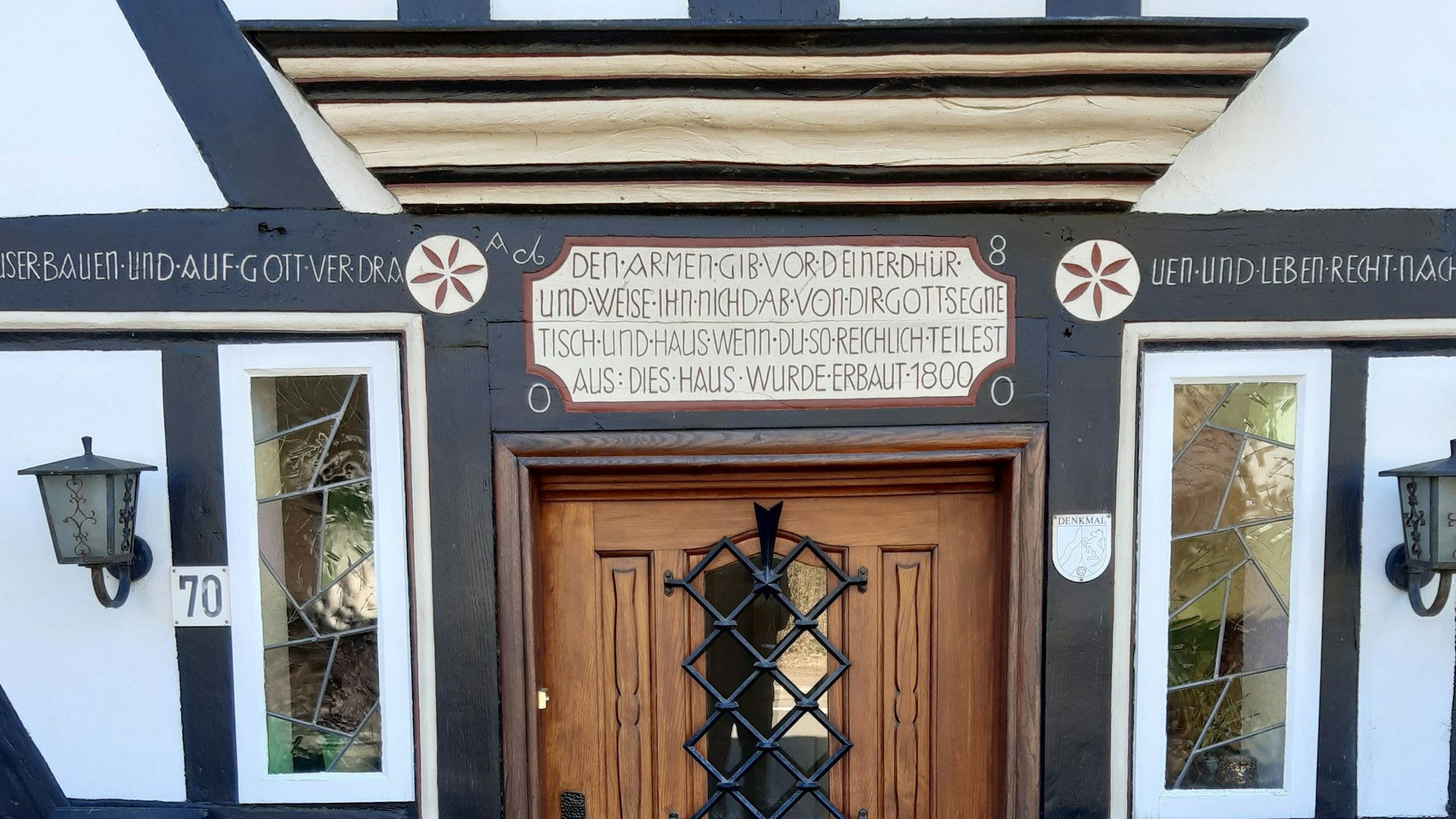 Fachwerkhaus auf der Schlossblicke-Tour