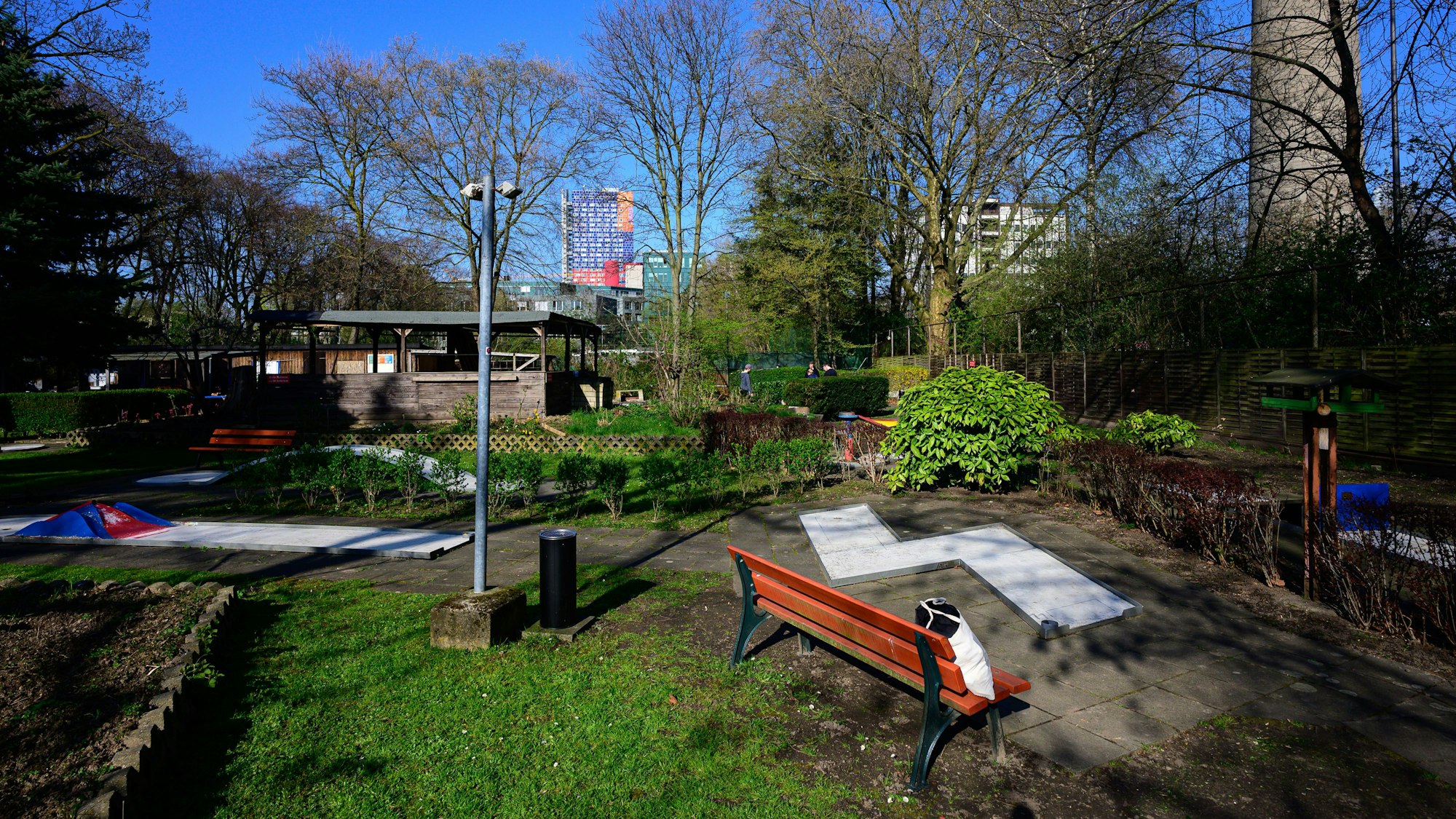 Die Minigolfanlage an der Inneren Kanalstraße in Köln