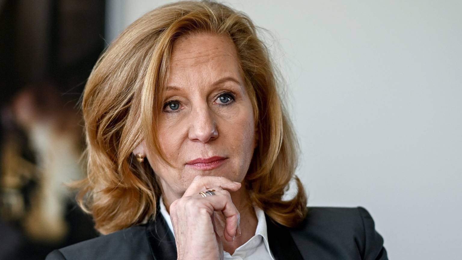 Patricia Schlesinger, damals RBB-Intendantin, bei einem dpa-Interview.
