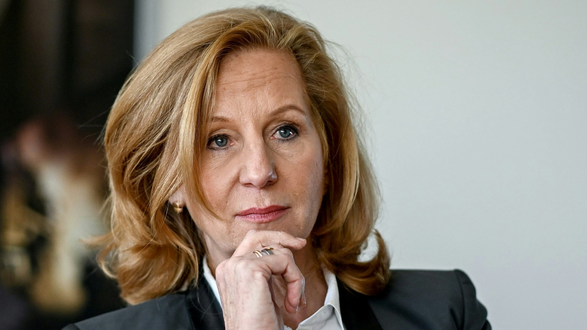 Patricia Schlesinger, damals RBB-Intendantin, bei einem dpa-Interview.