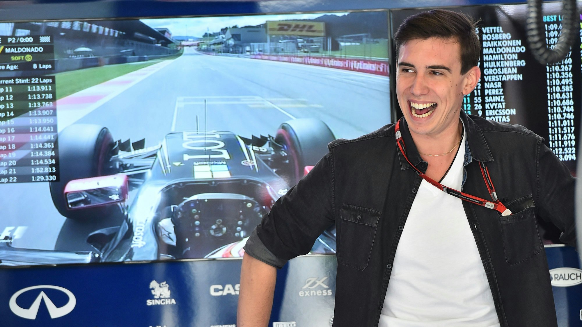 Austrian Grand Prix Practice Marc Mateschitz AUT son of Dietrich Mateschitz AUT CEO and Founder of Red Bull at Formula One World Championship, WM, Weltmeisterschaft Rd8, Austrian Grand Prix, Practice, Spielberg, Austria, Friday 19 June 2015. BEST IMAGE PUBLICATIONxINxGERxSUIxAUTxHUNxONLY dcd1519ju746