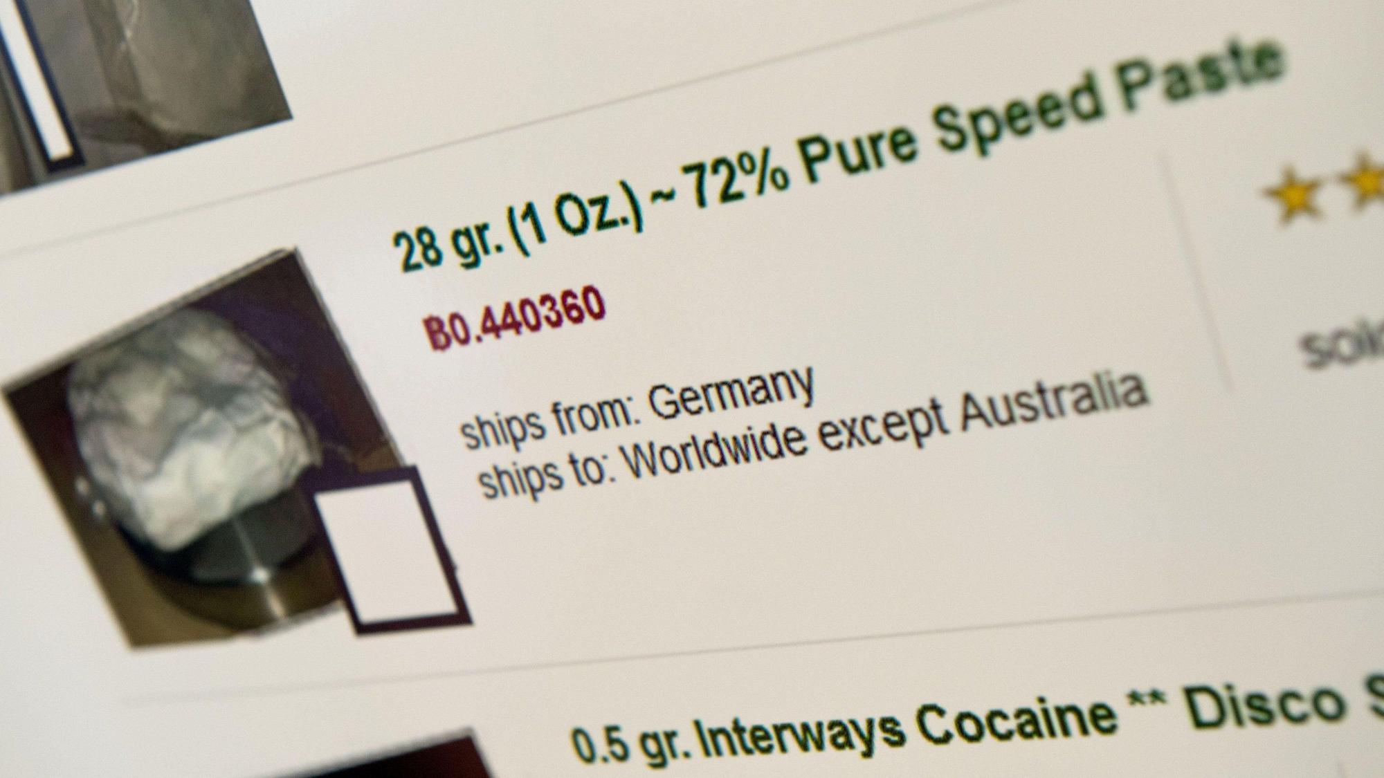 Screenshot der illegalen Internet-Handelsplattform „Silk Road 2.0“