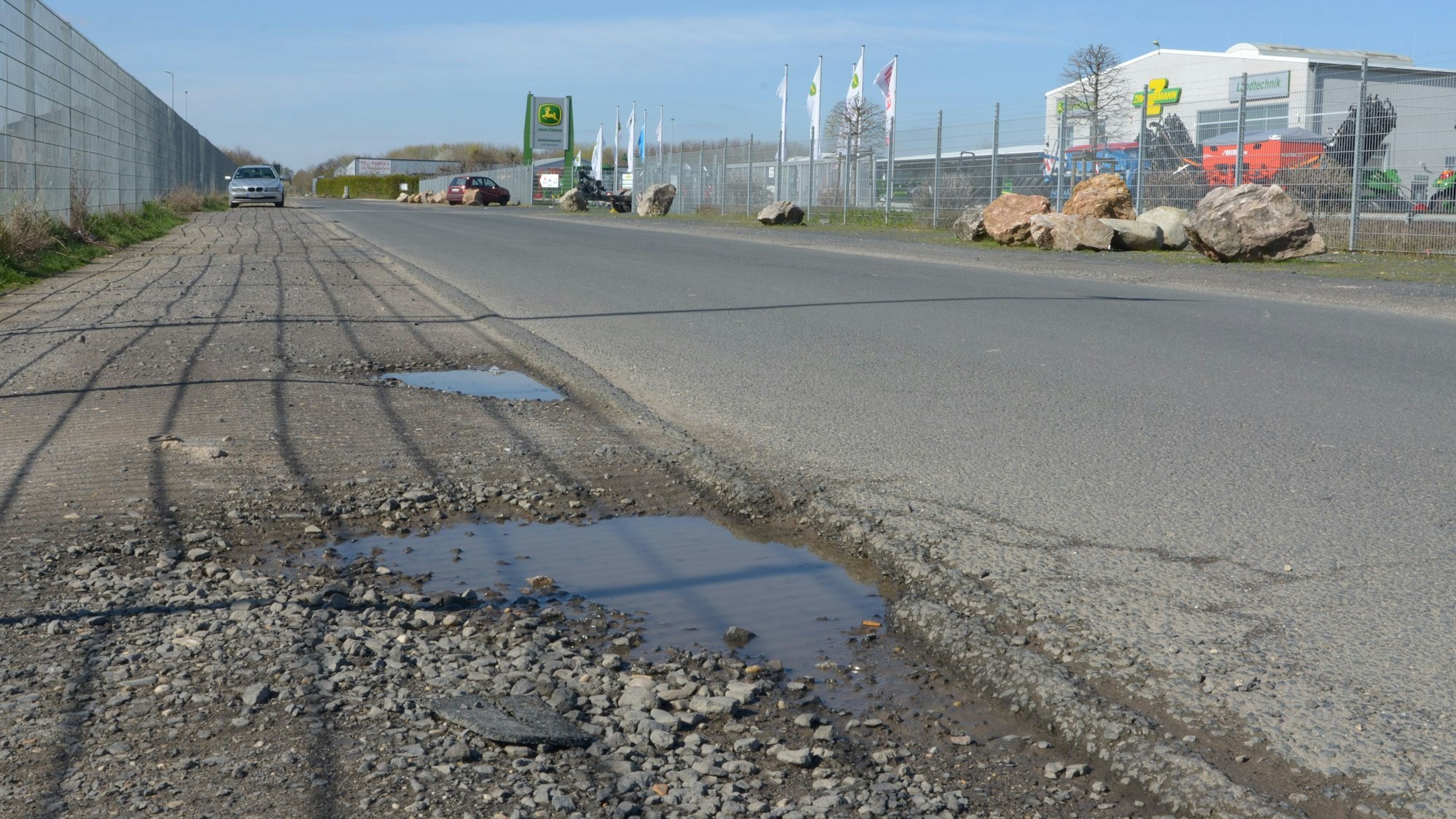 Heinrich-Barth-Straße im Industriepark am Silberberg