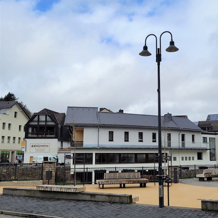 Der Nepomuk-Platz in Gemünd.