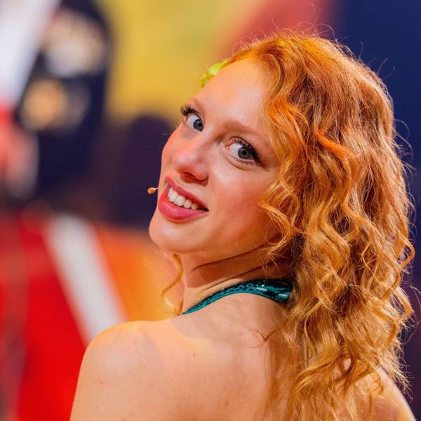 Anna Ermakova, Model, steht nach der RTL-Tanzshow «Let's Dance» im Coloneum.