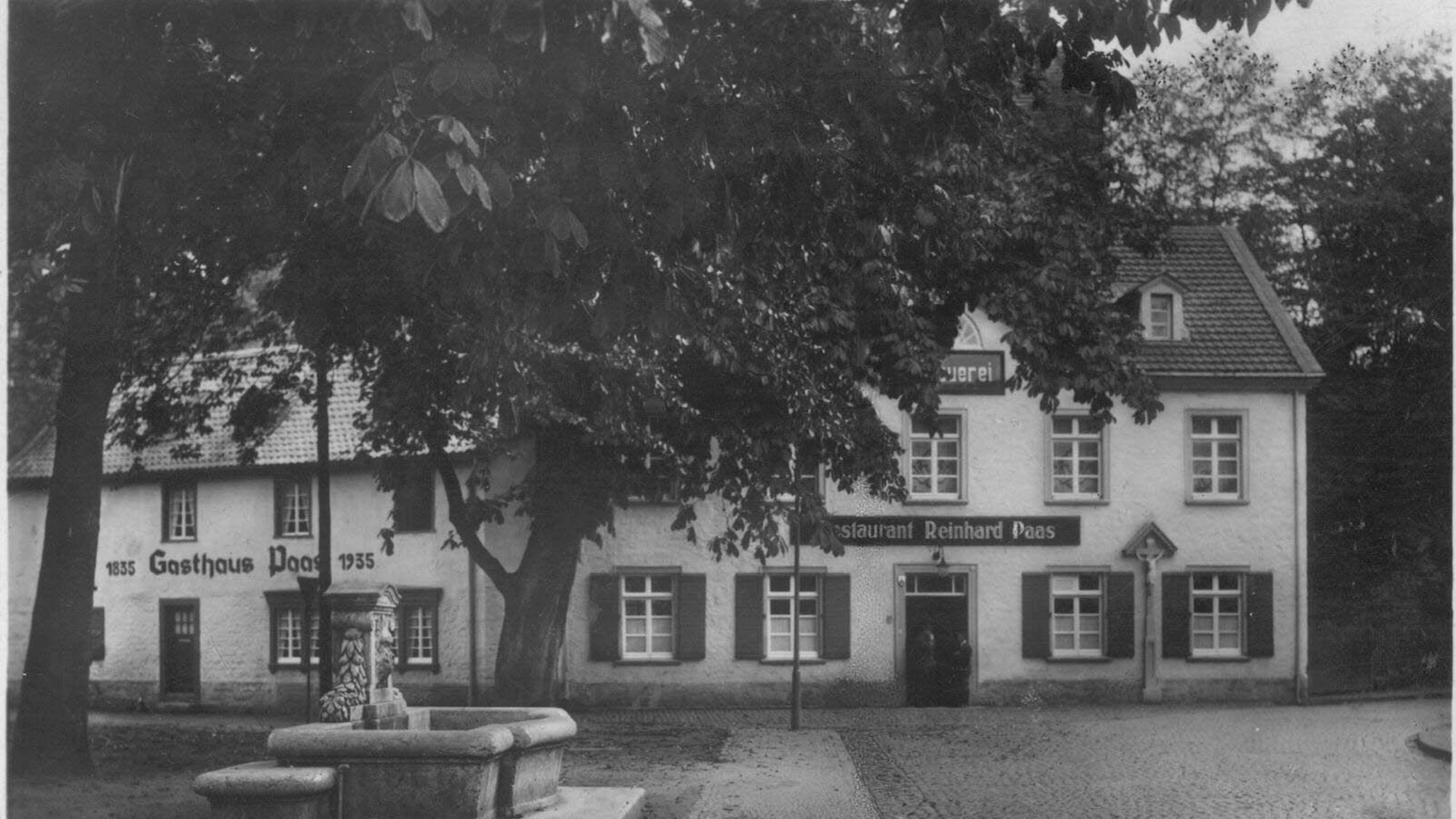 Postkarte Gasthaus Paas