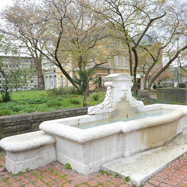 Der Marktbrunnen in Bergisch Gladbach