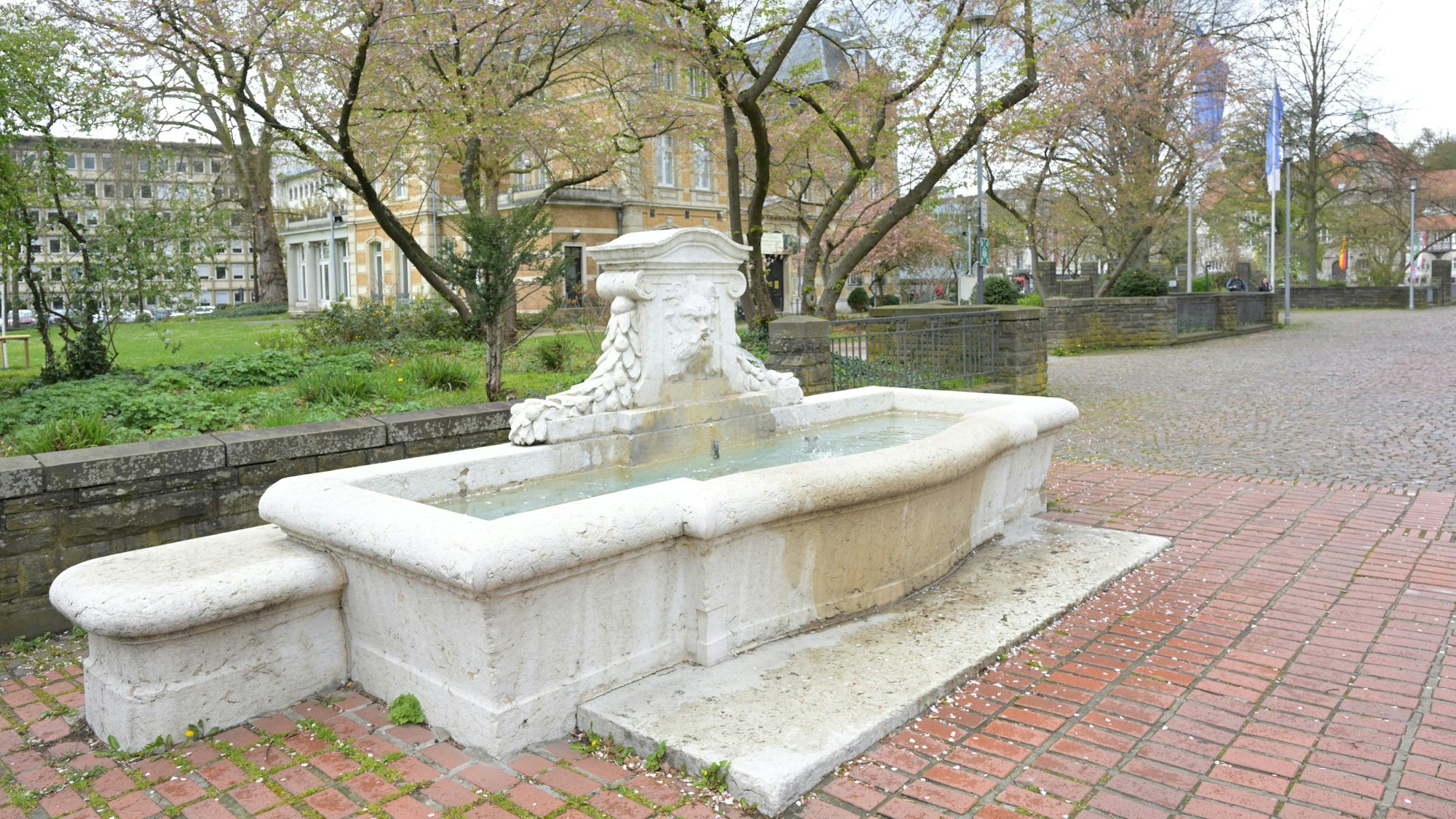 Der Marktbrunnen in Bergisch Gladbach