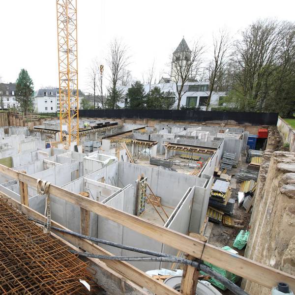 Ein Bauprojekt in Bad Honnef.