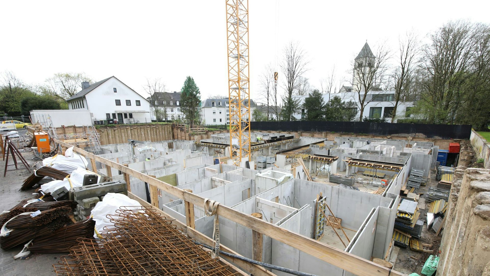 Ein Bauprojekt in Bad Honnef.