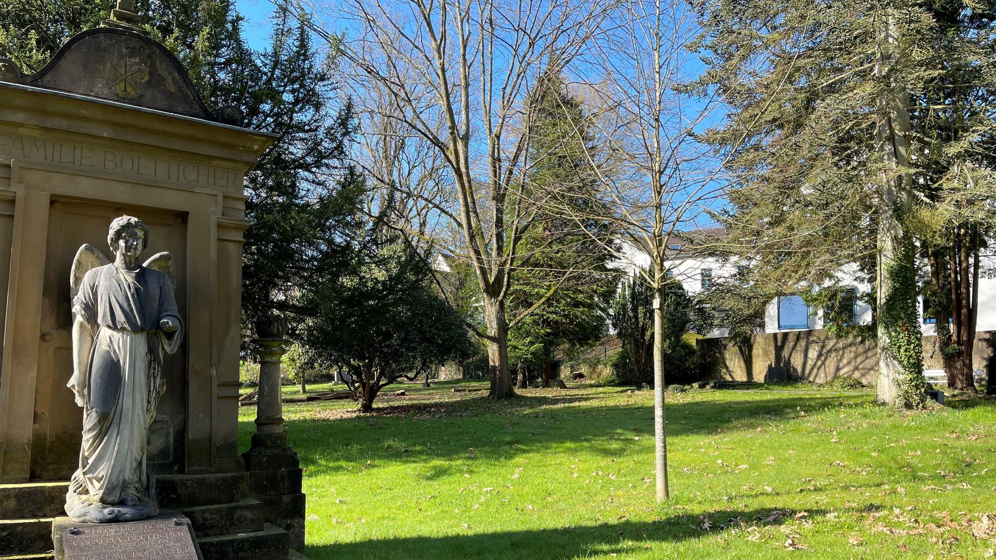 Der Alte Friedhof in Eitorf.