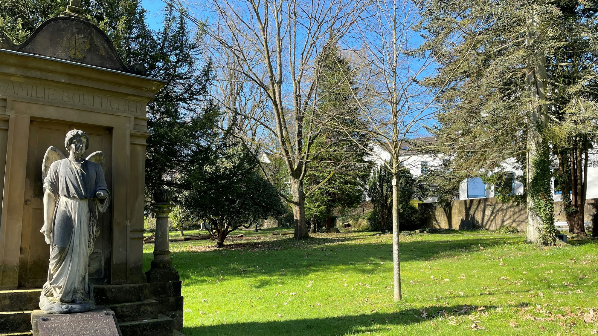 Der Alte Friedhof in Eitorf.