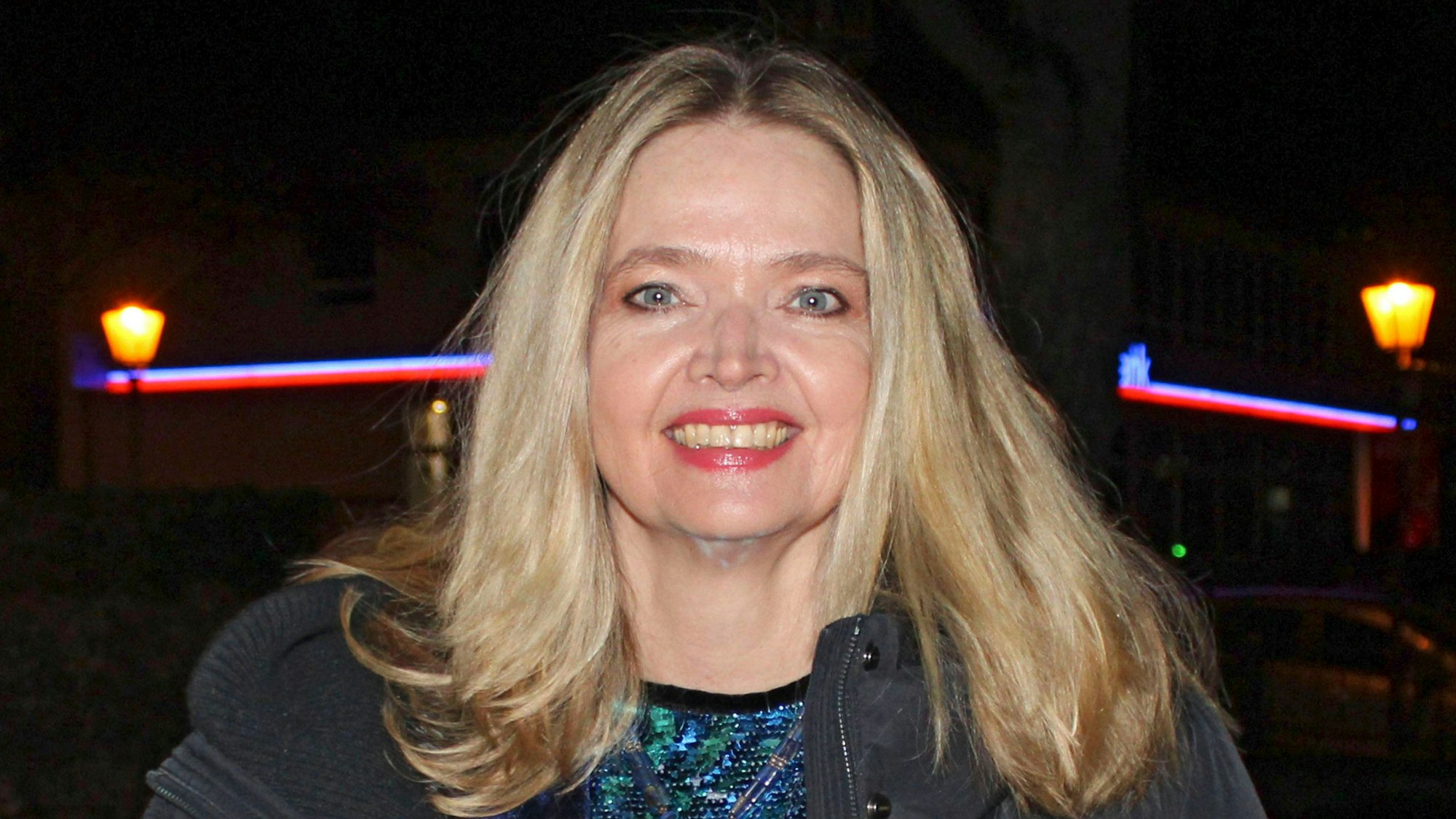 Julia Biedermann Anfang 2023 bei der Premiere des Theaterstücks „Eines langen Tages Reise in die Nacht“ im Berliner Schlosspark Theater.