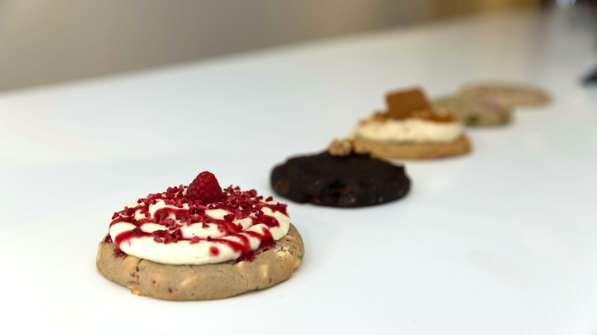 Außen knusprig, innen weich: Die Kekse von „Cookie Couture“.