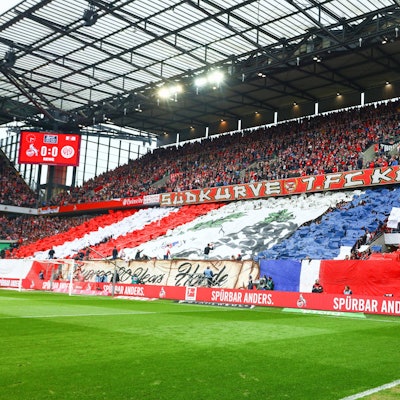 Mit der Choreografie feierte die „Wilde Horde“ ihre 20-jährige Freundschaft mit der Pariser Gruppierung „Supras Auteuil“