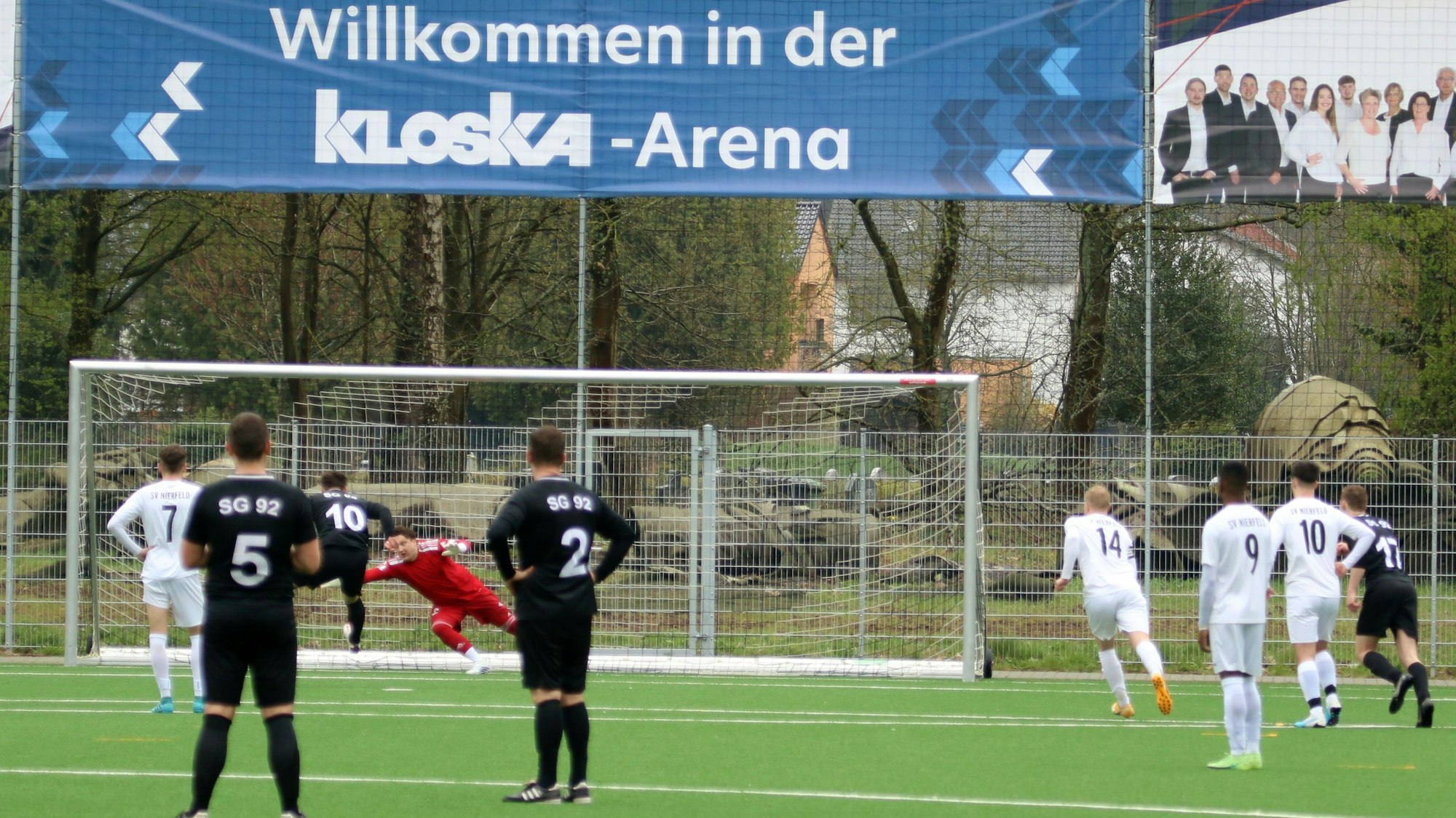 Traf per Strafstoß zur zwischenzeitlichen 3:2-Führung für die SG 92: Miguel Klinkhammer.