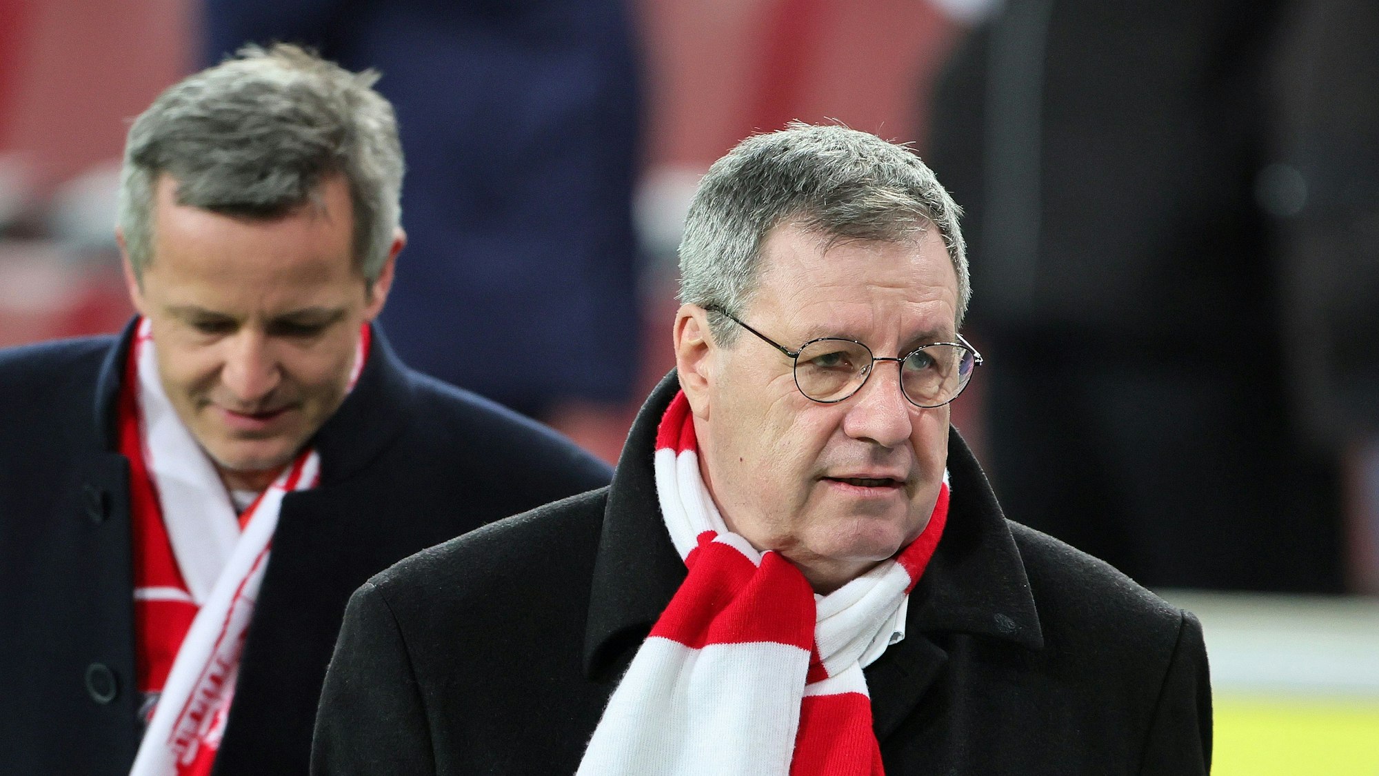 1.FC Köln vs. VFL Bochum, 24. Spieltag, 10.03.2023, 20.30 Uhr, Werner Wolf (1. FC Köln), dahinter: Philipp Türoff (1. FC Köln), Bild: Herbert Bucco