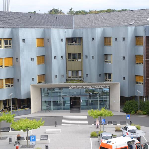 Das Kreiskrankenhaus in Mechernich.