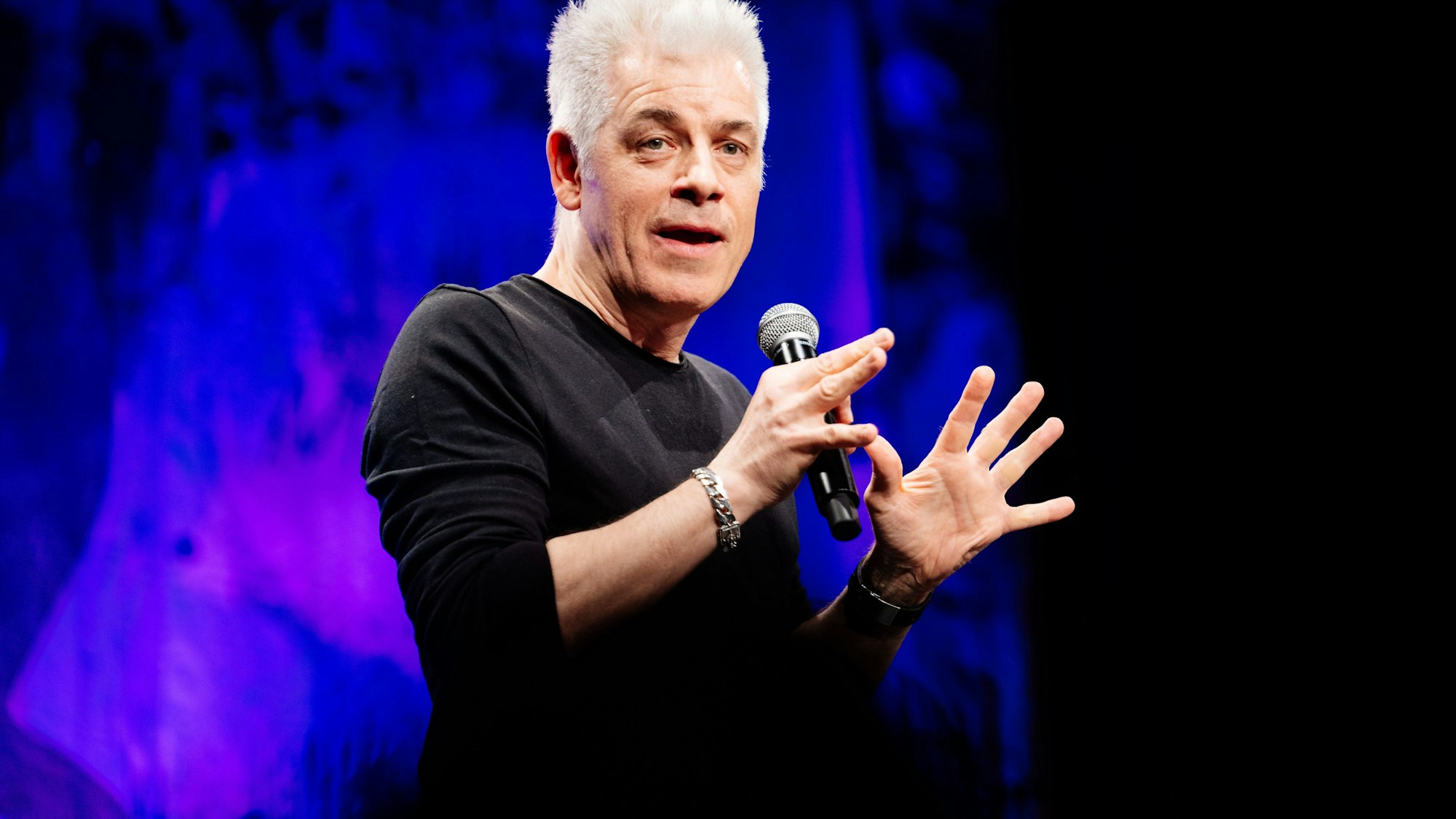 Der Comedian Michael Mittermeier bei seinem Auftritt im Gloria.