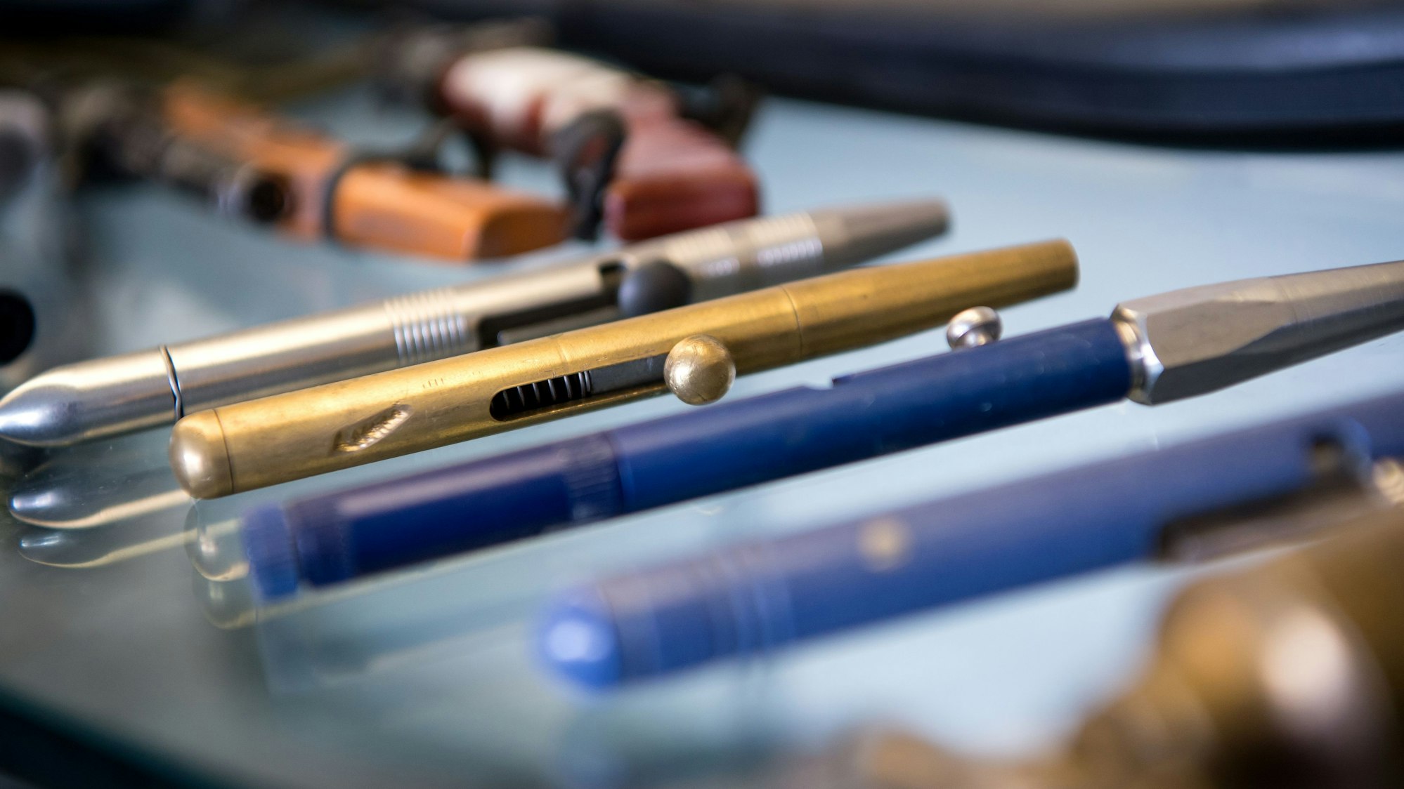 So könnte die Waffe ausgesehen haben, mit der der Mann einen Obdachlosen angeschossen haben soll.