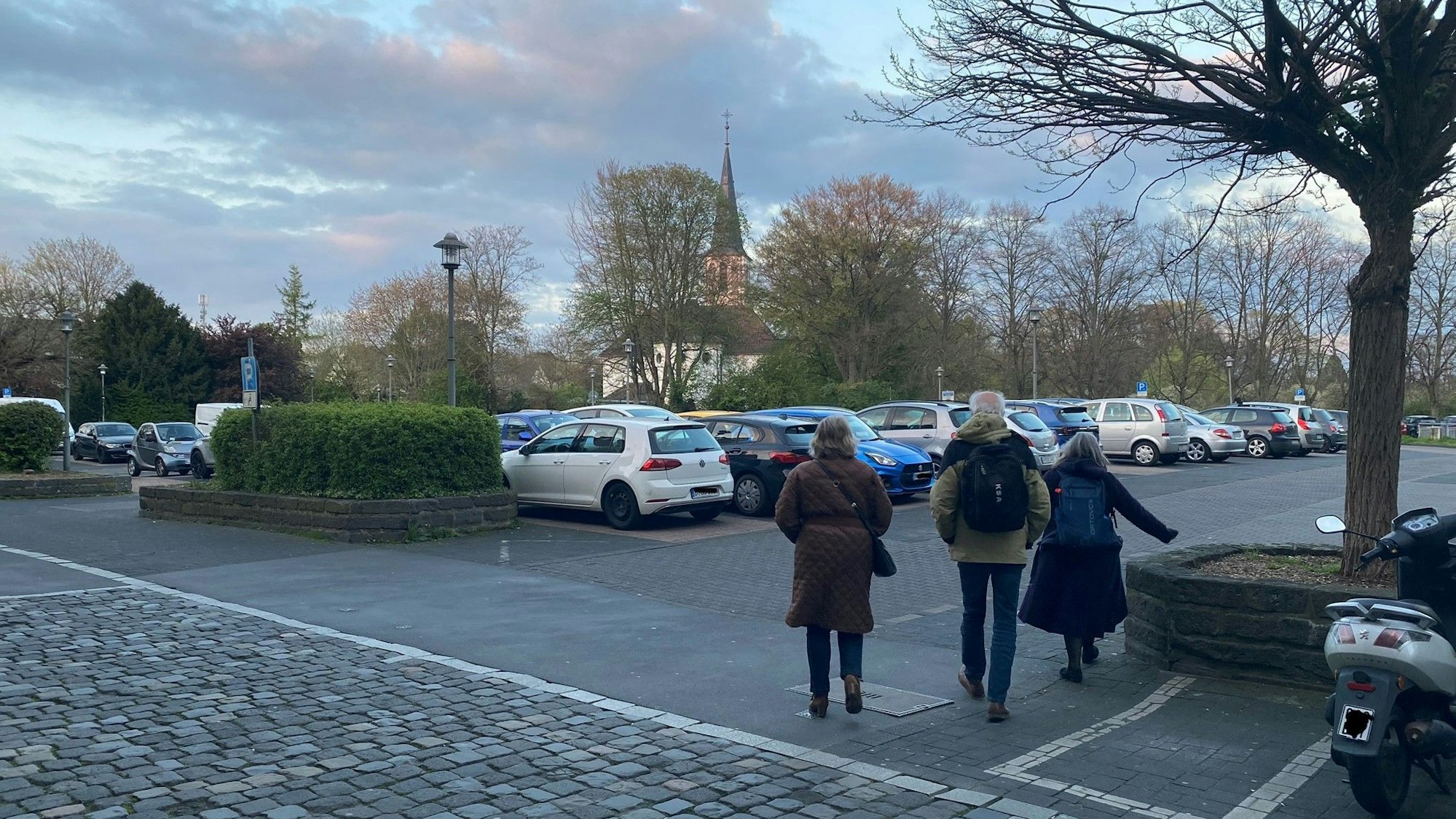 Der Parkplatz Belvedere mit Platz für rund 200 Autos.