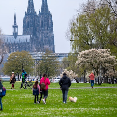 So sah es an Ostern im Kölner Rheinpark aus.