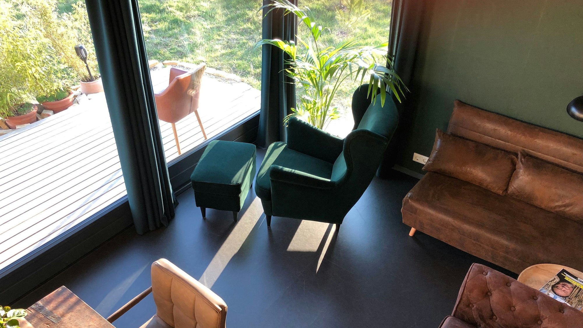 Das Tiny House am Rursee von innen.