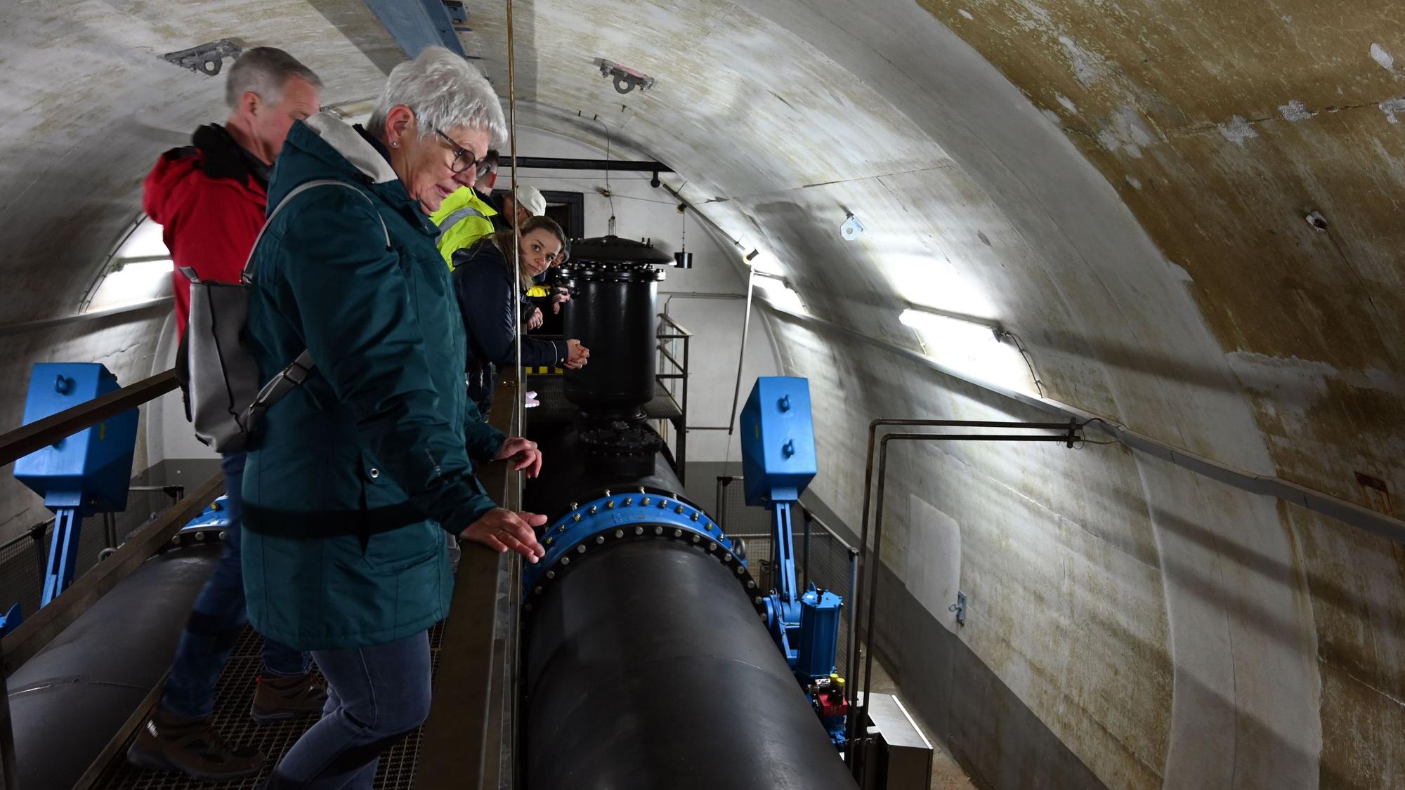 25 Interessierte durften einen Blick hinter die Kulissen der Trinkwassertalsperre werfen. Die nächste Führung ist im Juni.