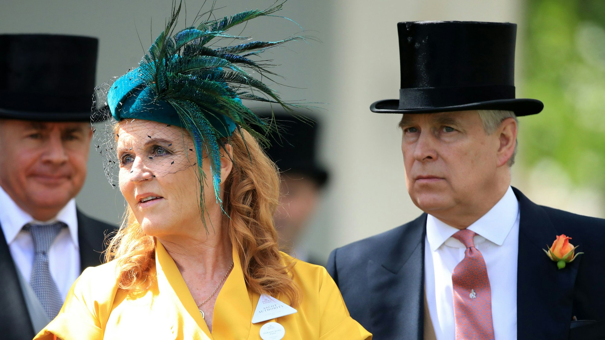 Sarah Ferguson und Andrew beim Royal Ascot.