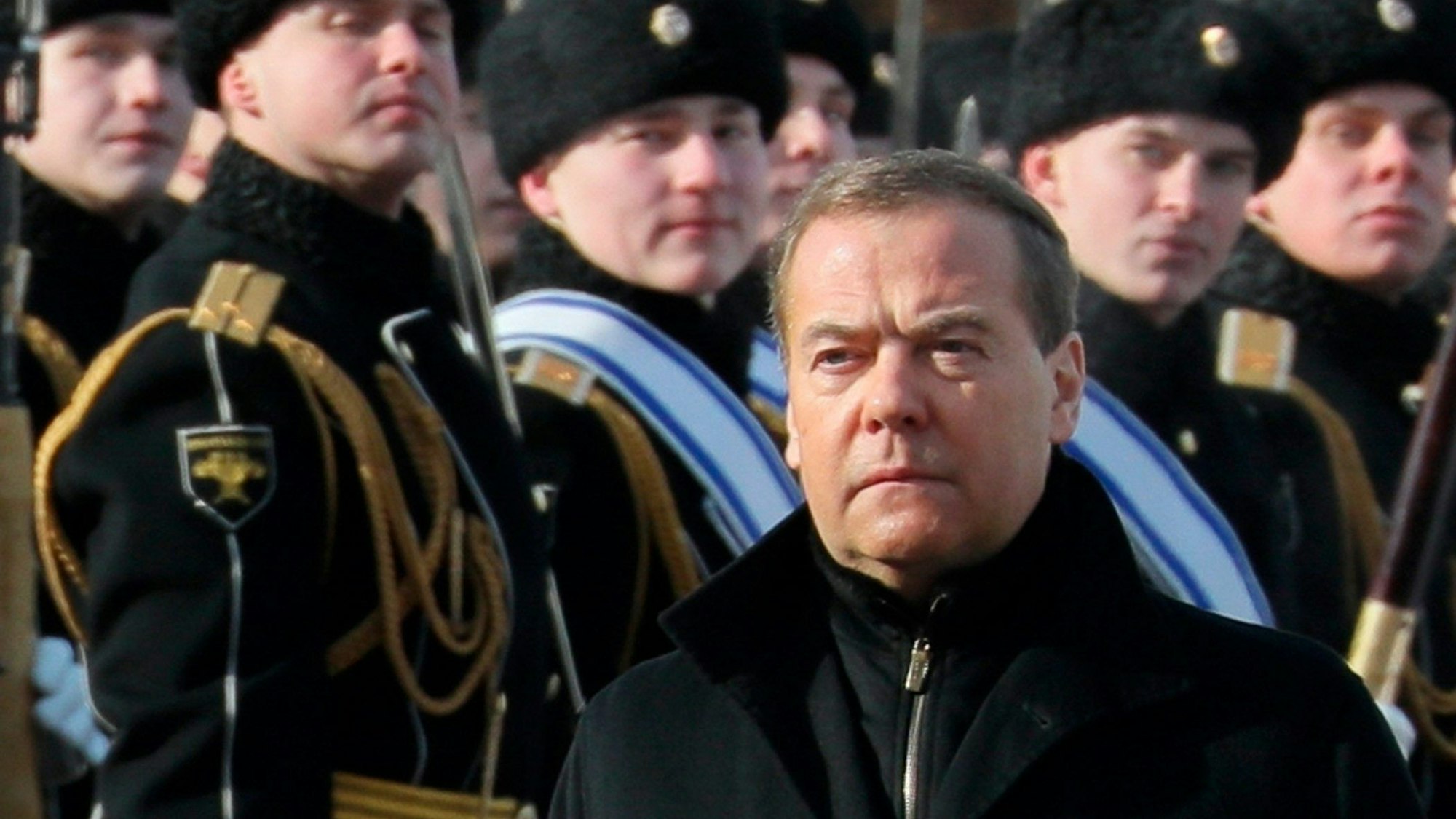 Dmitri Medwedew, stellvertretender Vorsitzender des russischen Sicherheitsrates, Vorsitzender der Partei „Einiges Russland“ und ehemaliger Präsident Russlands. (Archivbild)