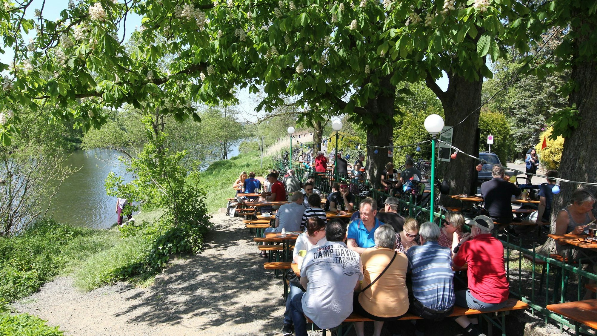 Biergarten Sieglinde in Hennef.