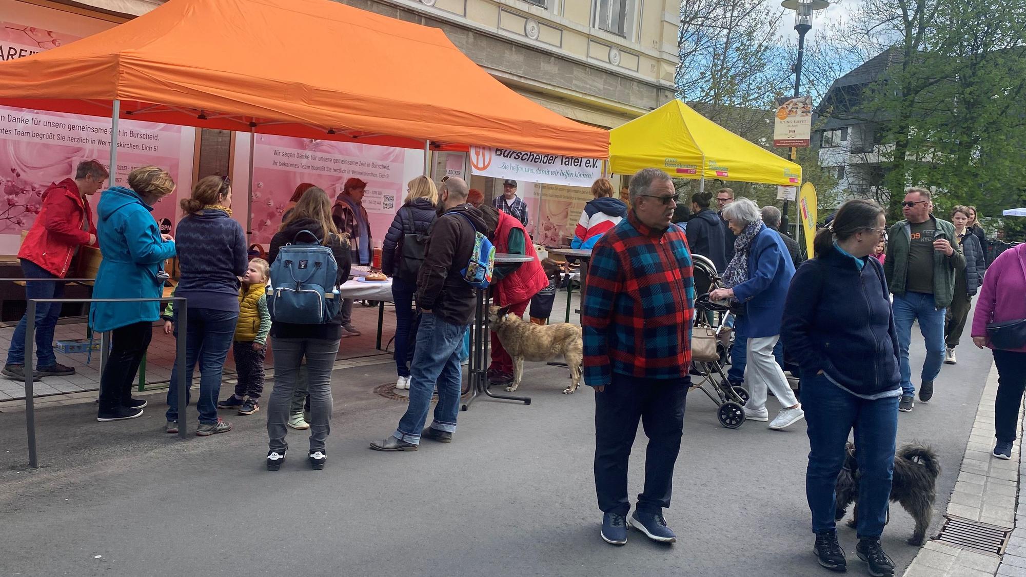 Szene der Burscheider Umweltwoche im Frühjahr 2023
