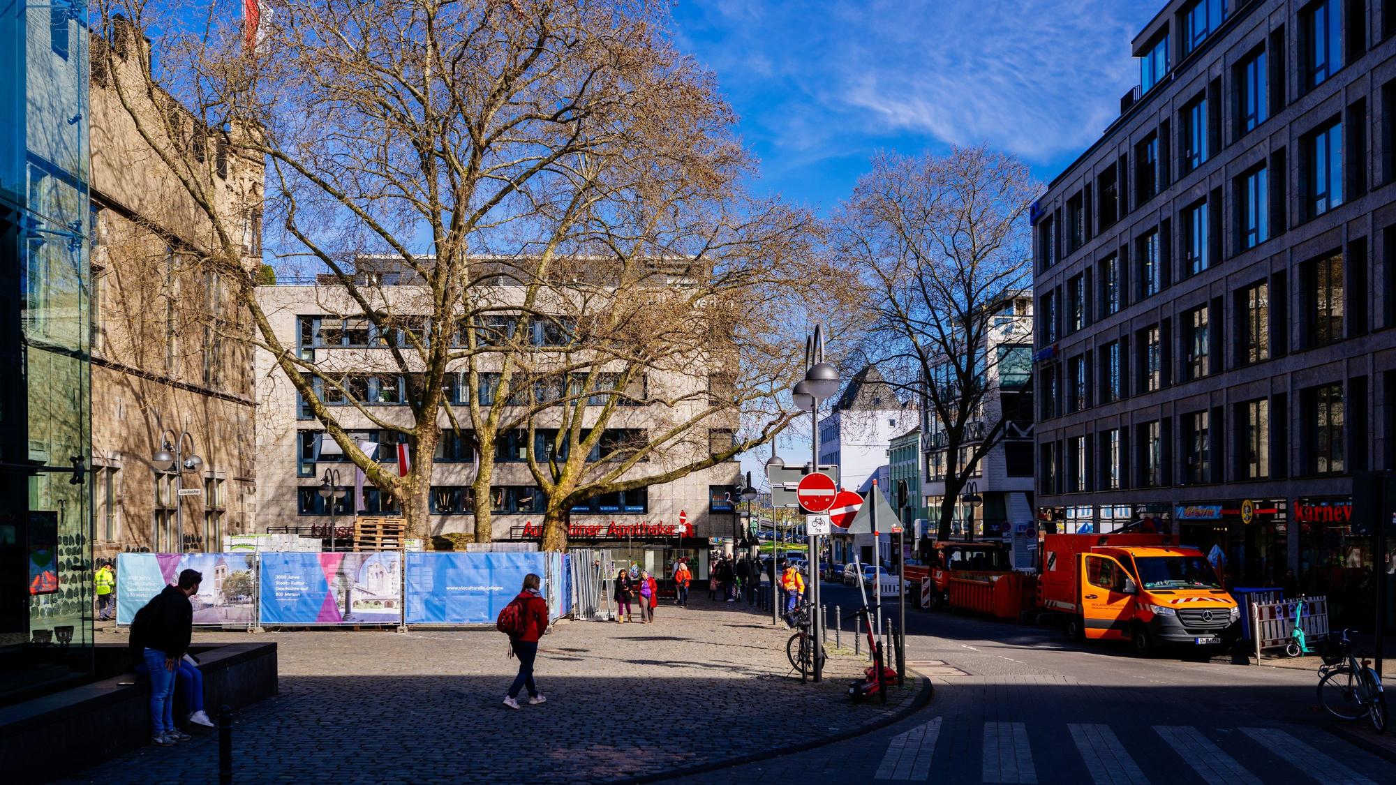 Die Gürzenichstraße in Köln.