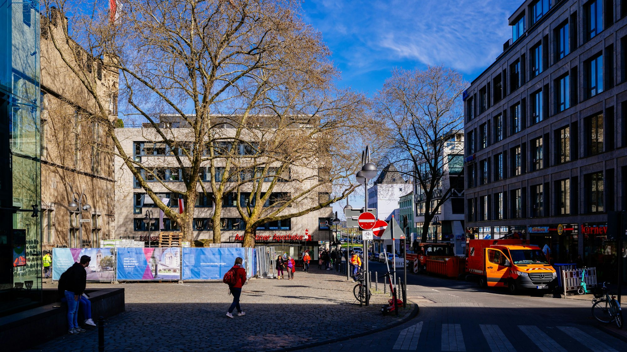 Die Gürzenichstraße in Köln.