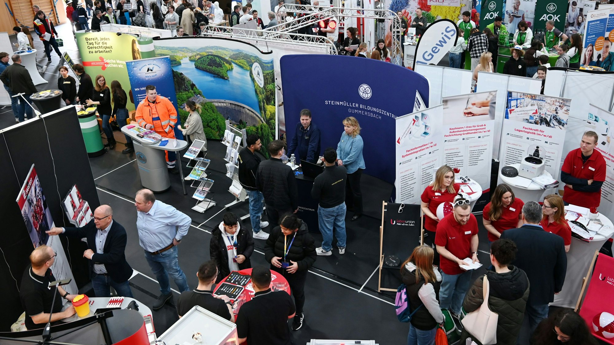 Übersicht über die Ausbildungsbörse