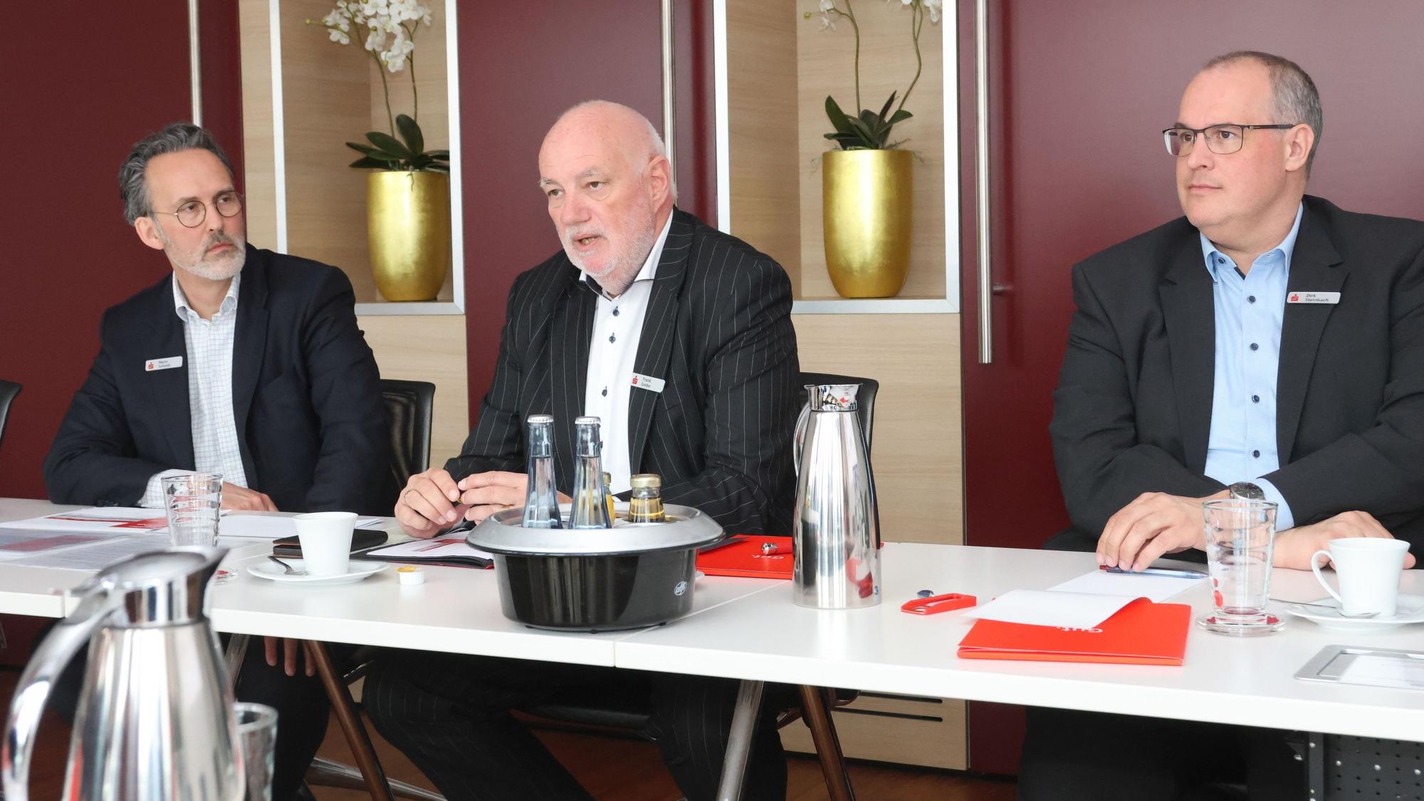 Mario Scheidt, Frank Grebe und Dirk Steinbach stellten eine gemischte Bilanz vor.