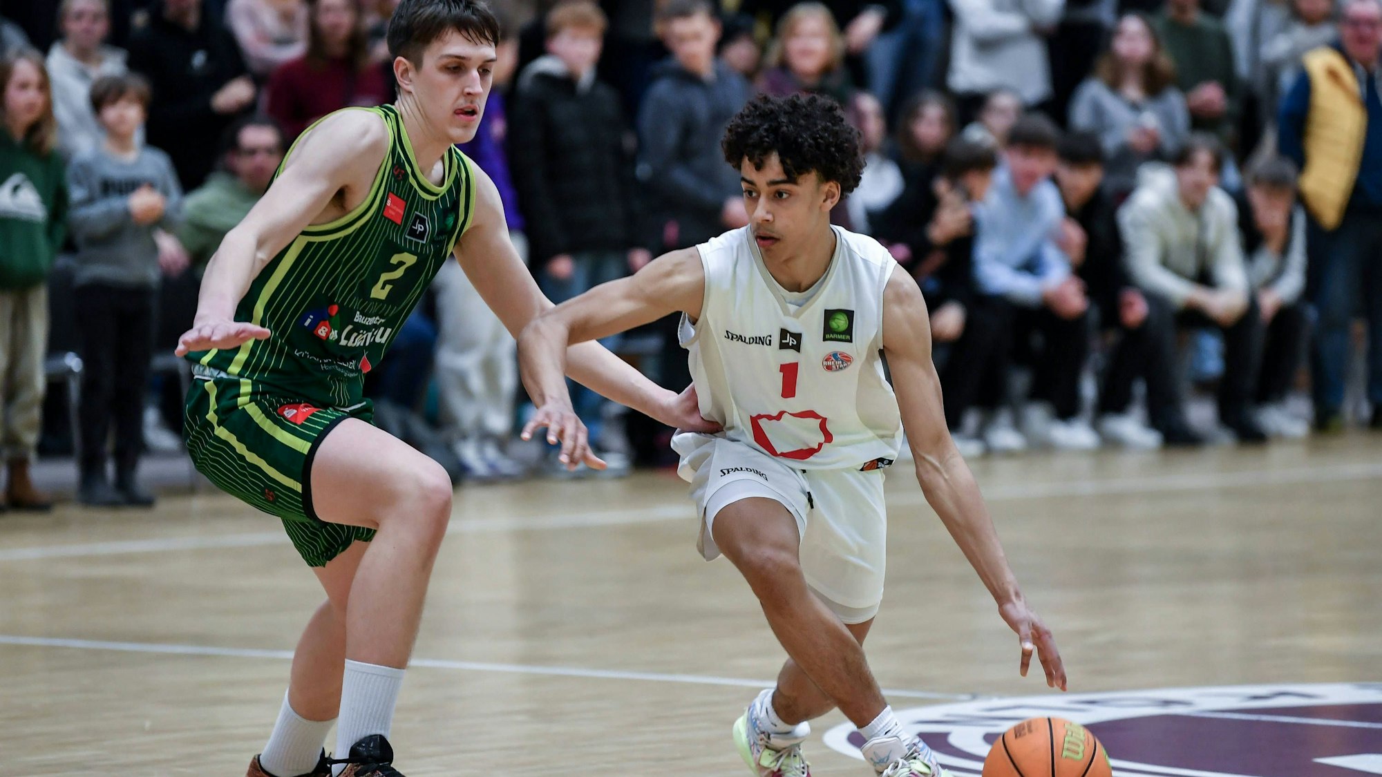 Barmer 2. Basketball Bundesliga ProB, Rheinstars Koeln vs. SC Rist Wedel, 01.04.2023 Davi Remagen RheinStars Koeln 1, Barmer 2. Basketball Bundesliga ProB, Rheinstars Koeln vs. SC Rist Wedel am 01.04.2023 im ASV Koeln in Koeln Nordrhein-Westfalen *** Barmer 2 Basketball Bundesliga ProB, Rheinstars Koeln vs SC Rist Wedel, 01 04 2023 Davi Remagen RheinStars Koeln 1 , Barmer 2 Basketball Bundesliga ProB, Rheinstars Koeln vs SC Rist Wedel on 01 04 2023 at ASV Koeln in Koeln North Rhine Westphalia Copyright: xBEAUTIFULxSPORTS/Mueller-Laschetx