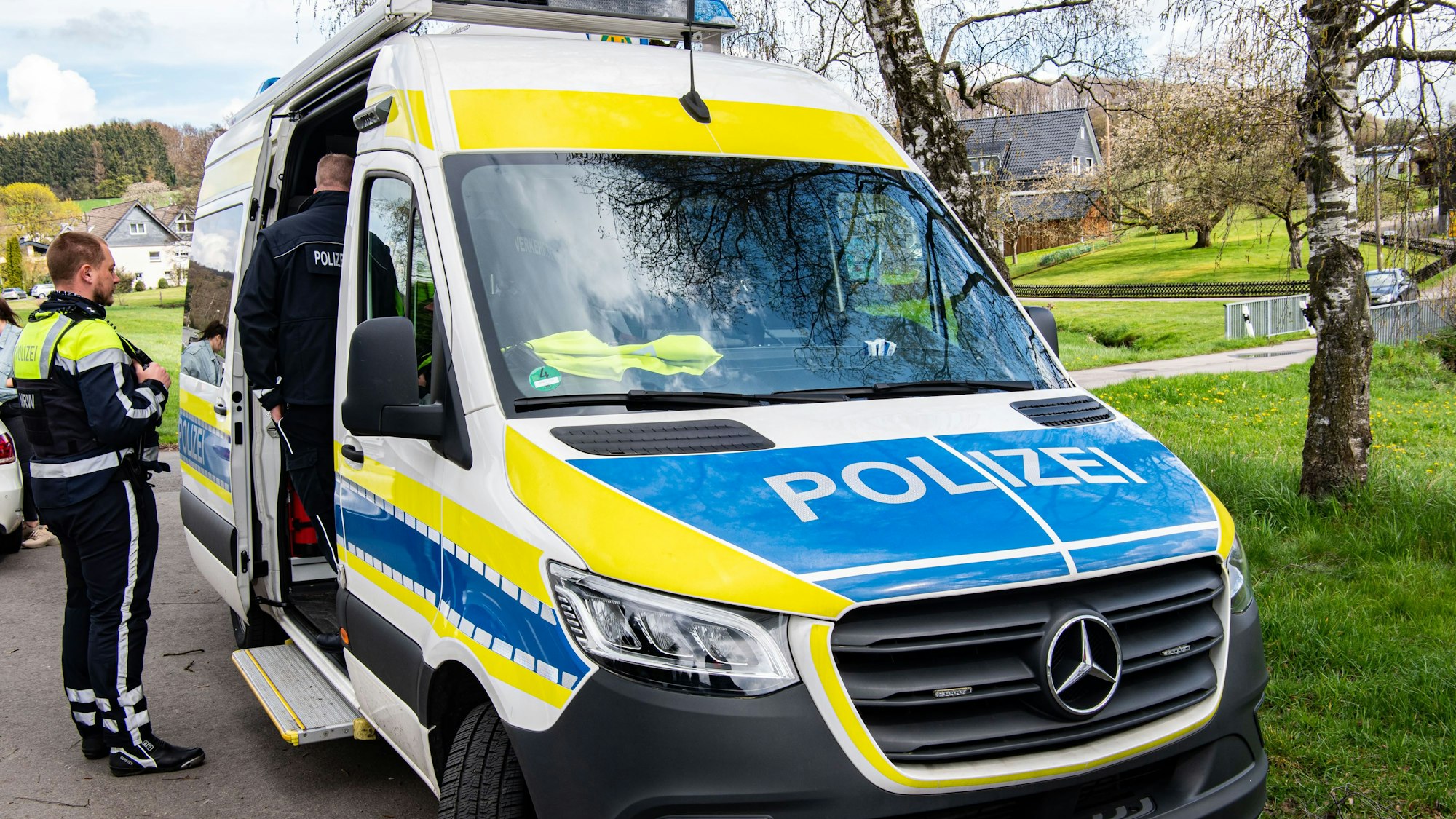 Eine Polizeikontrolle