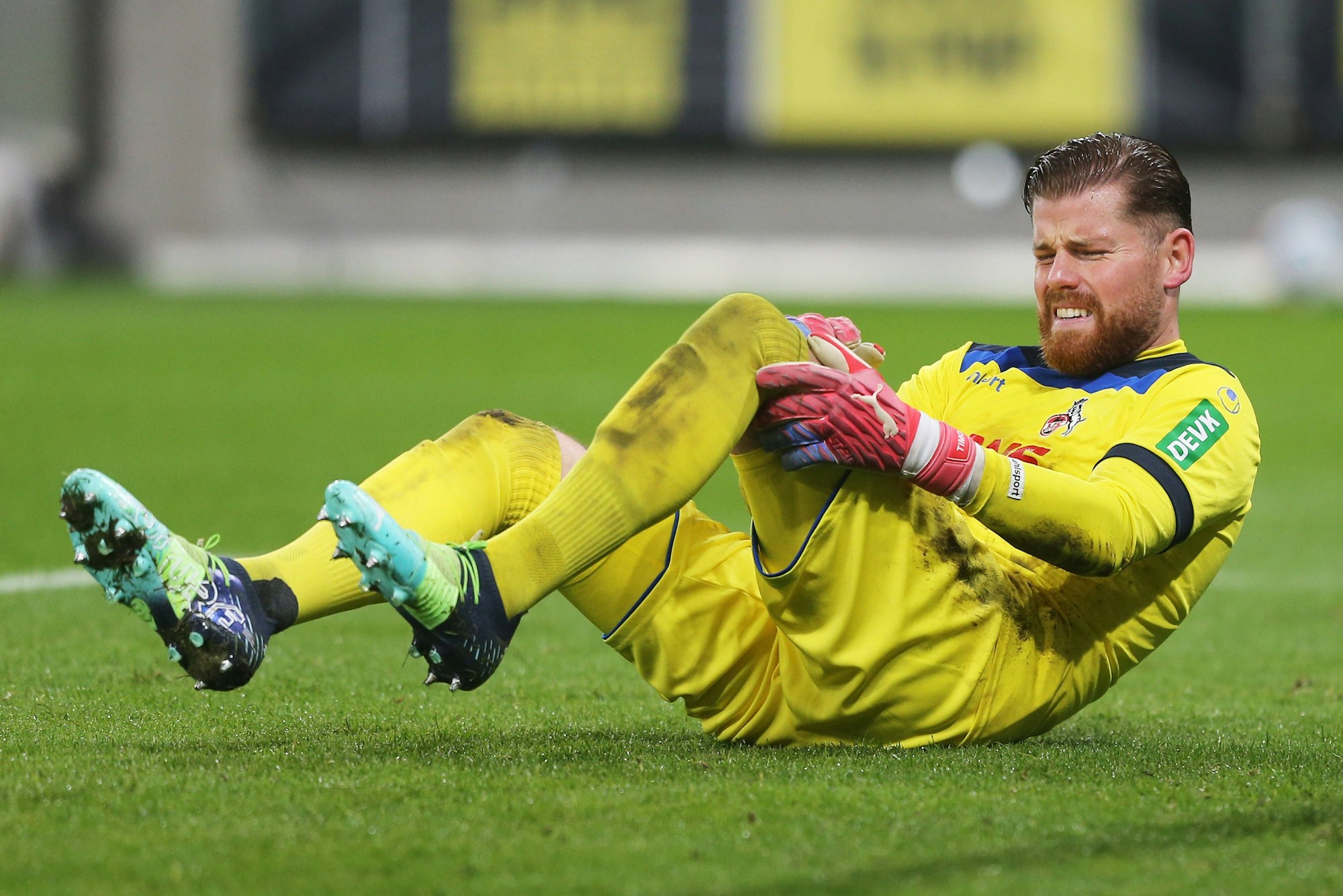 21.11.2021, xtvx, Fussball 1.Bundesliga, FSV Mainz 05 - 1.FC Koeln emspor, v.l. Torwart Timo Horn 1. FC KoelnPortrait DFL/DFB REGULATIONS PROHIBIT ANY USE OF PHOTOGRAPHS as IMAGE SEQUENCES and/or QUASI-VIDEO Mainz